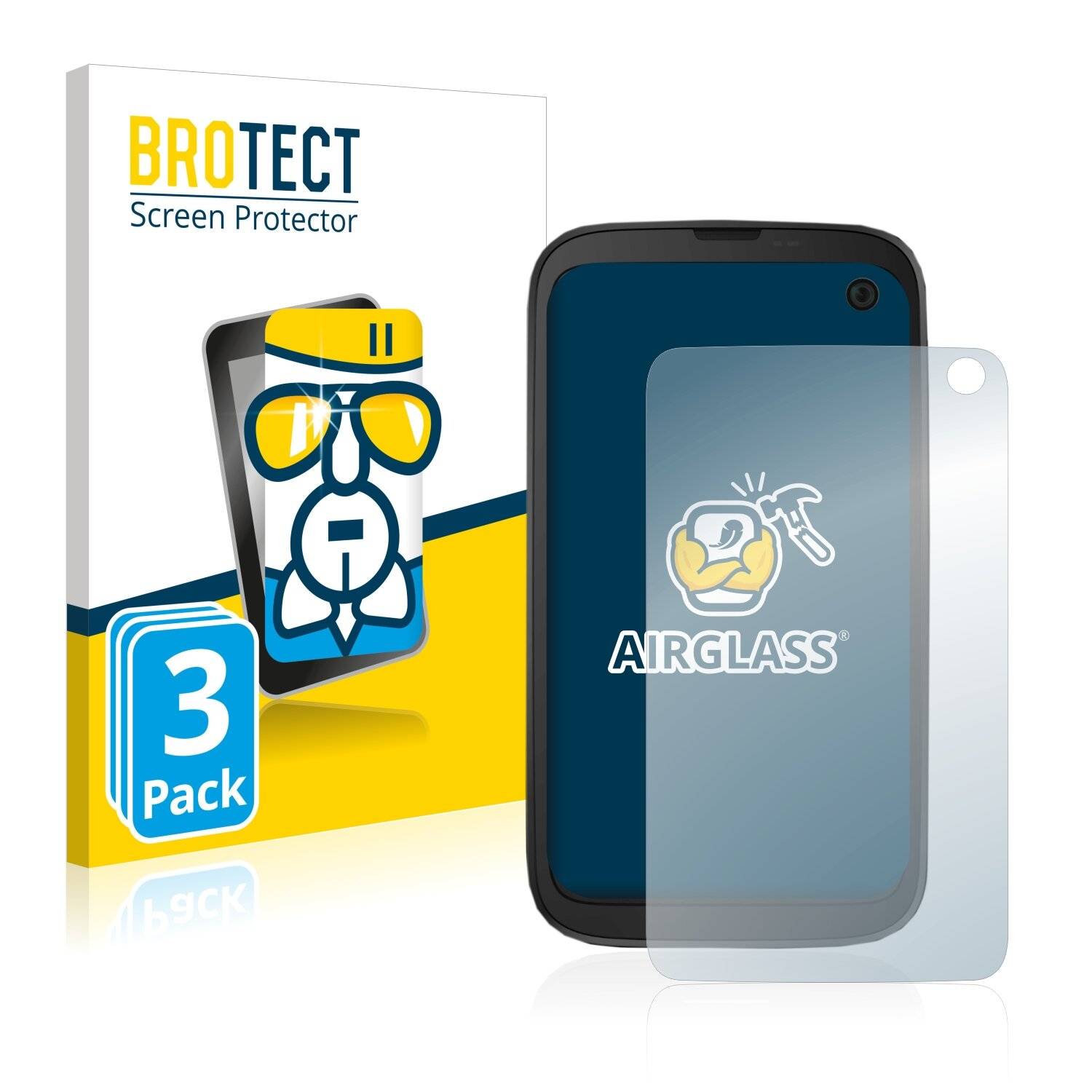 3x BROTECT AirGlass Schutzglas Folie für Balmuda
