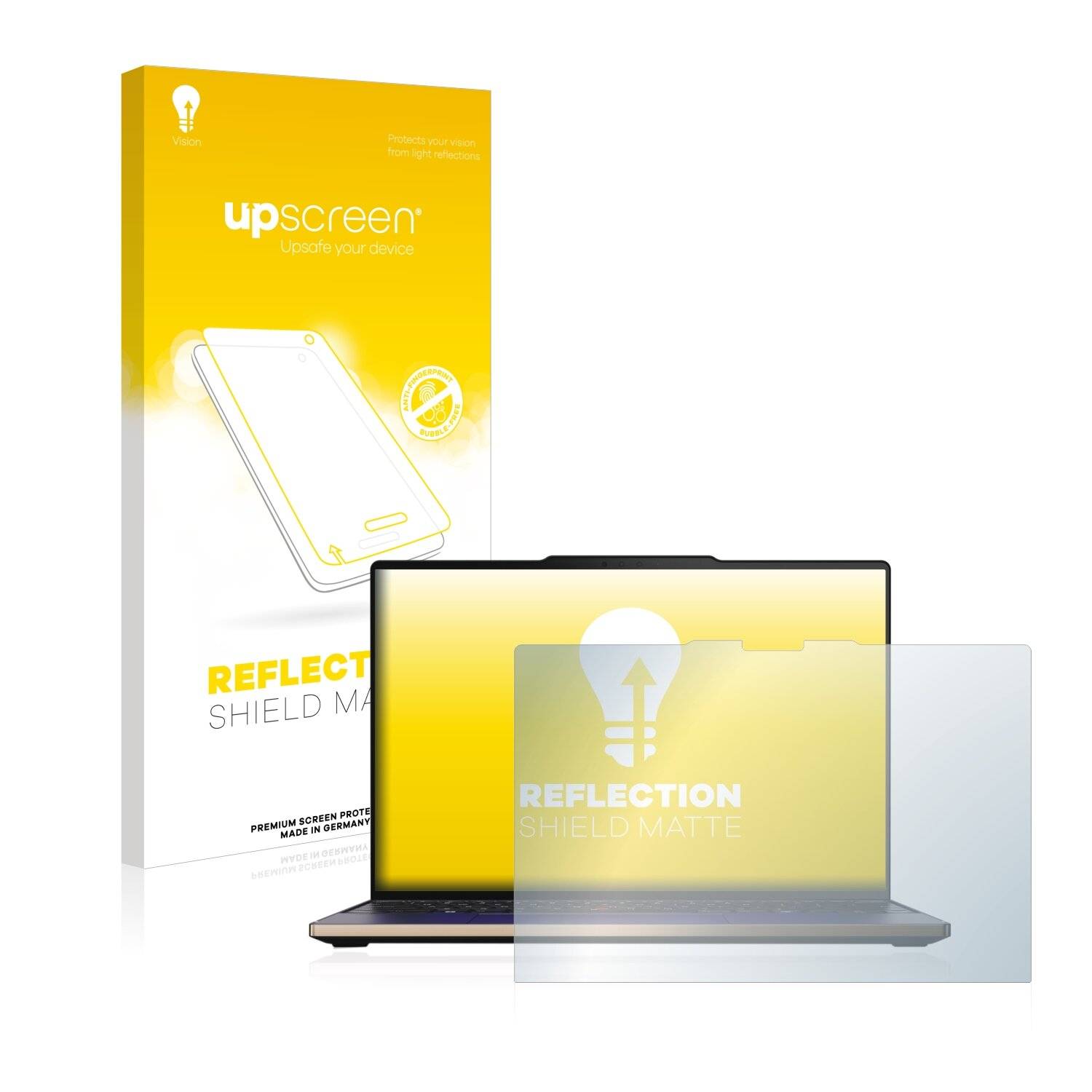 upscreen Reflection Shield Matte Premium Displayschutzfolie für Lenovo ThinkPad Z13 (1.