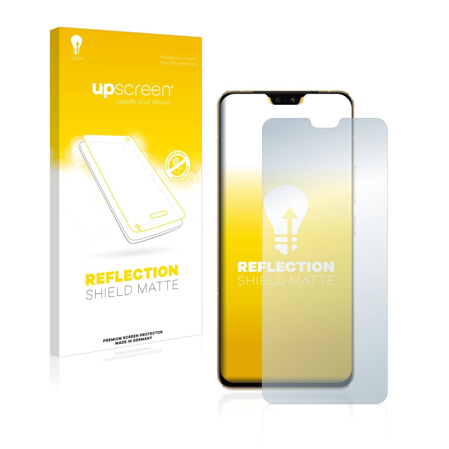 upscreen Reflection Shield Matte Premium Displayschutzfolie für Vivo V23