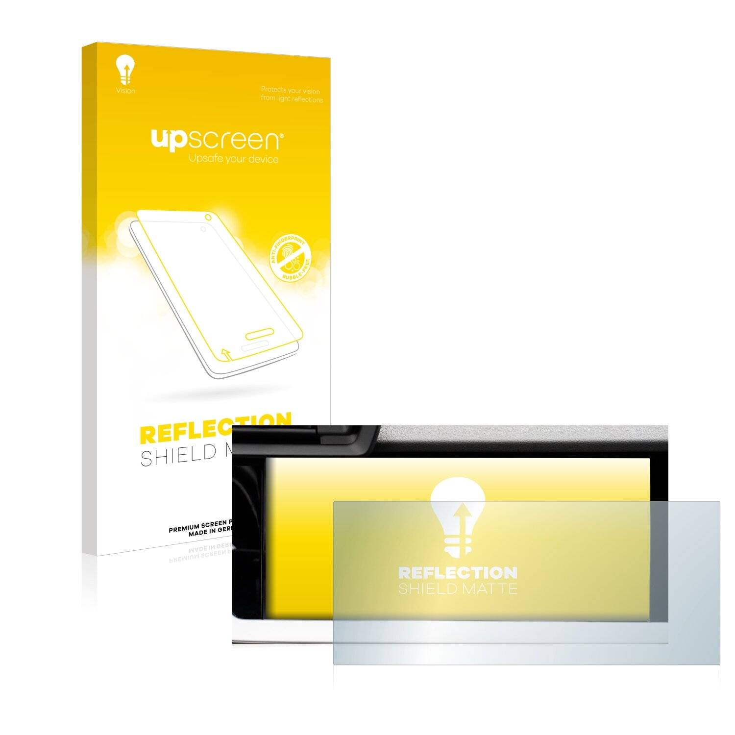 upscreen Reflection Shield Matte Premium Displayschutzfolie für Audi S3 2020 Infotainment