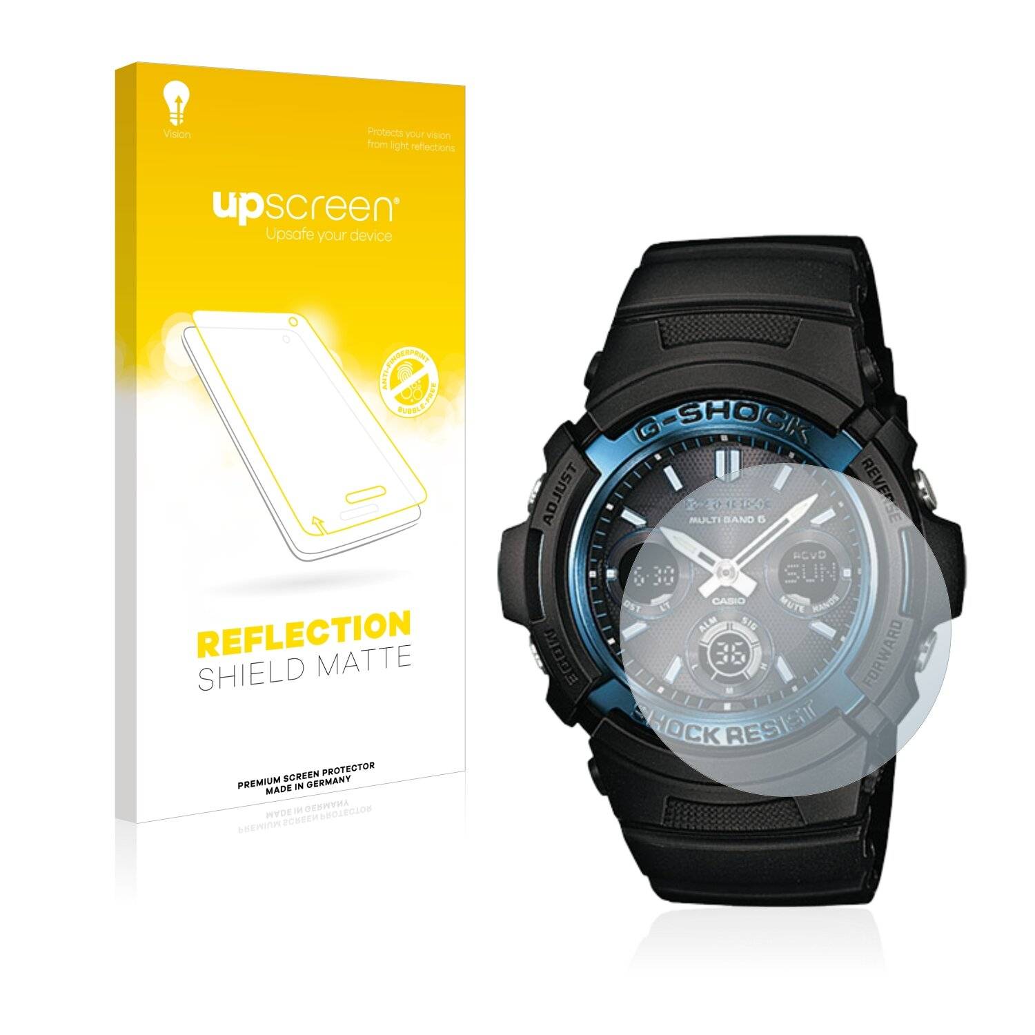 upscreen Reflection Shield Matte Premium Displayschutzfolie für Casio AWG