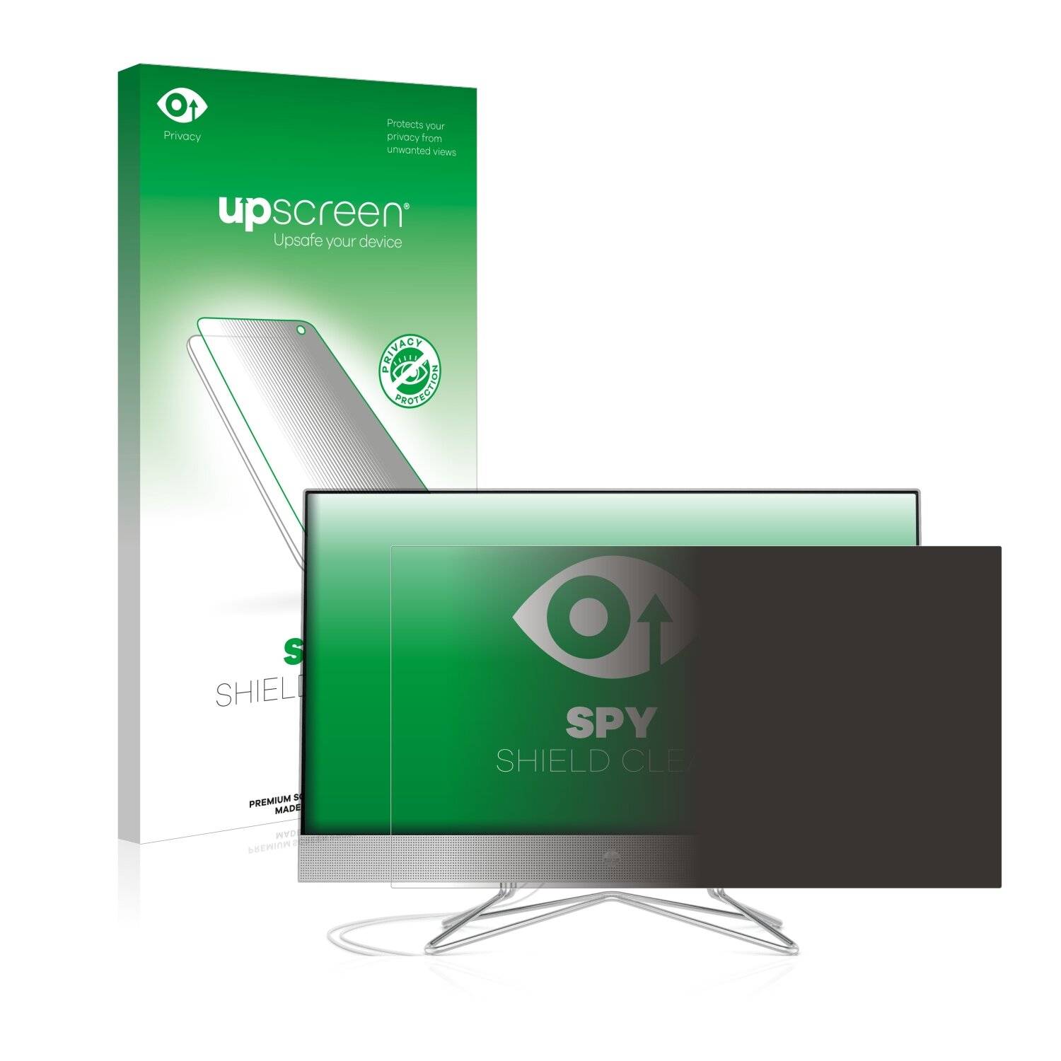 upscreen Spy Shield Clear Premium Blickschutzfolie für HP All-in-One