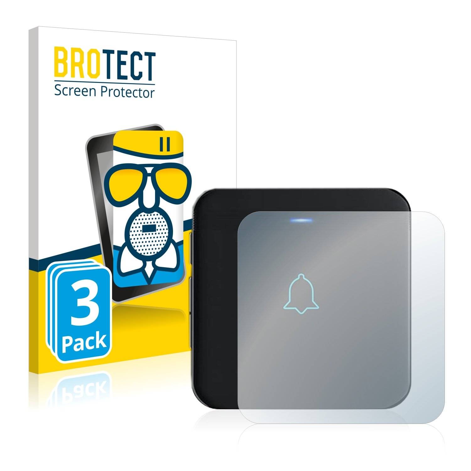 3x BROTECT AirGlass Matte Schutzglas Folie für Avantek