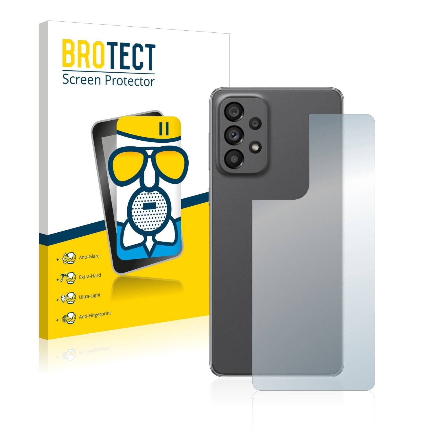 BROTECT AirGlass Matte Schutzglas Folie für Samsung Galaxy A73 5G
