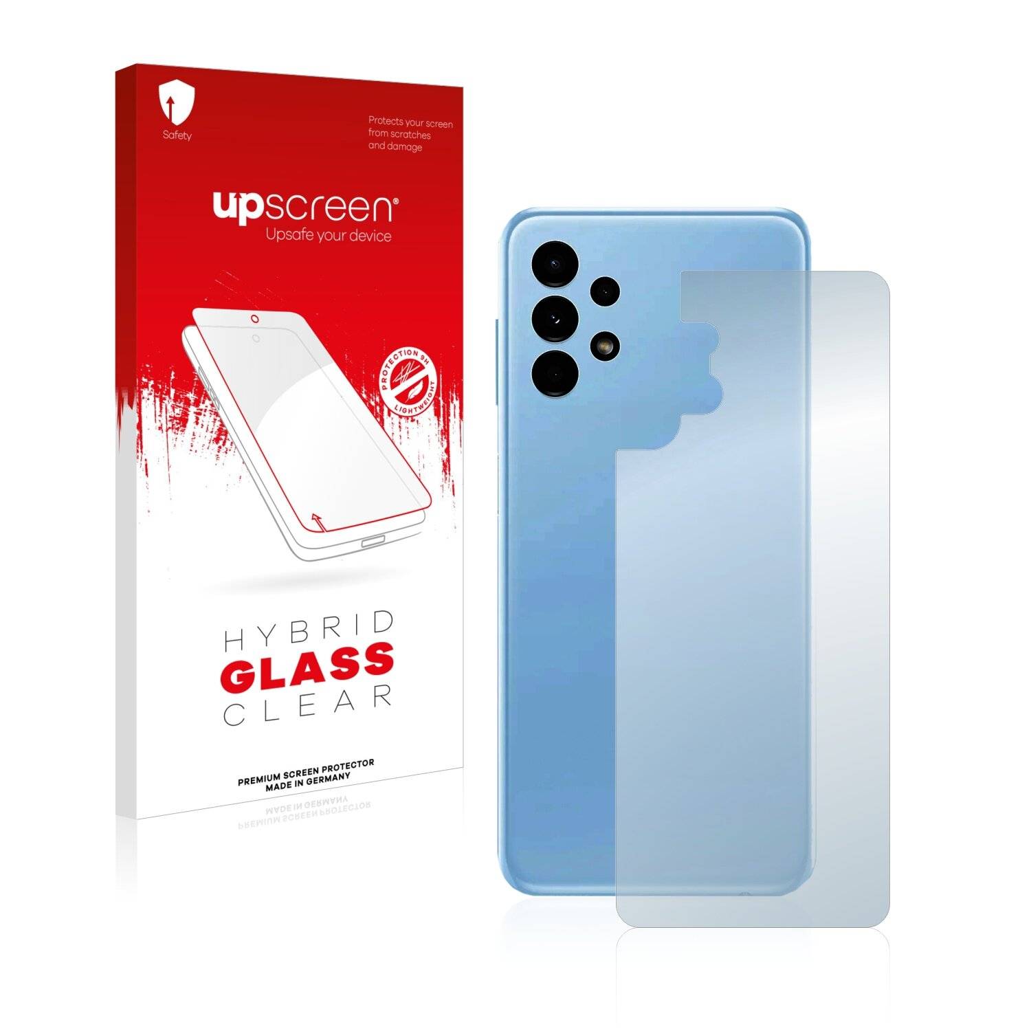 upscreen Hybrid Glass Clear Premium Schutzglas Folie für Samsung Galaxy A13