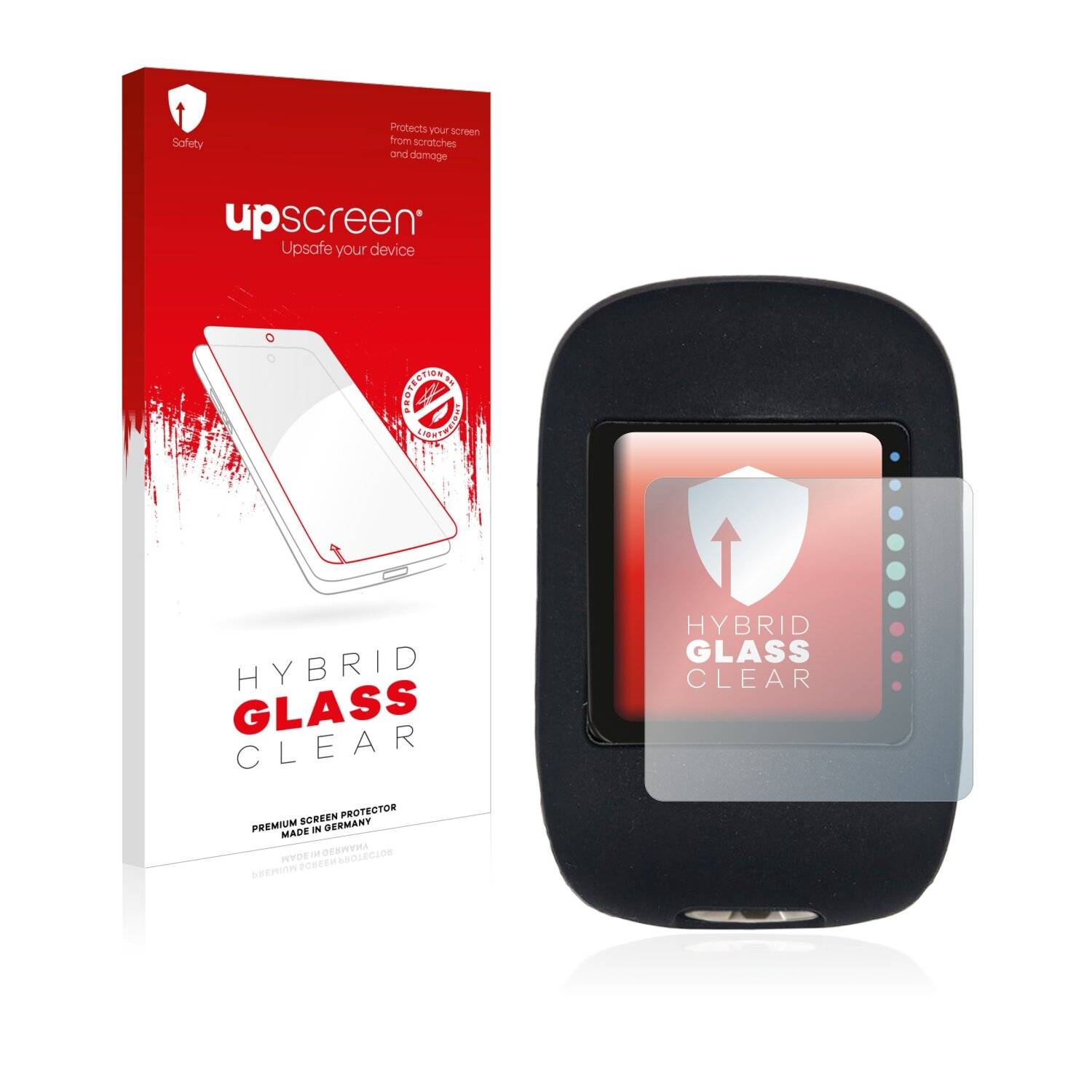 upscreen Hybrid Glass Clear Premium Schutzglas Folie für Accu-Chek
