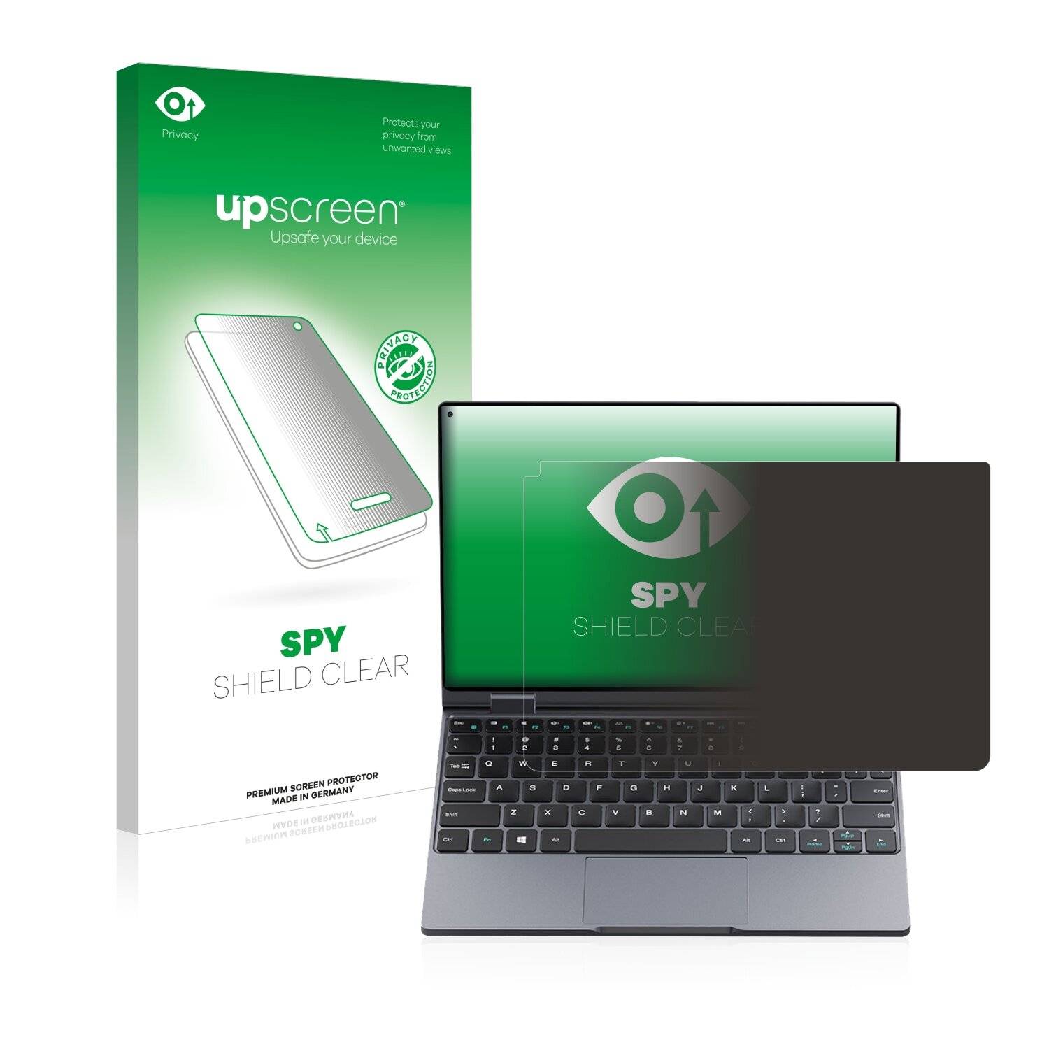 upscreen Spy Shield Clear Premium Blickschutzfolie für Chuwi MiniBook