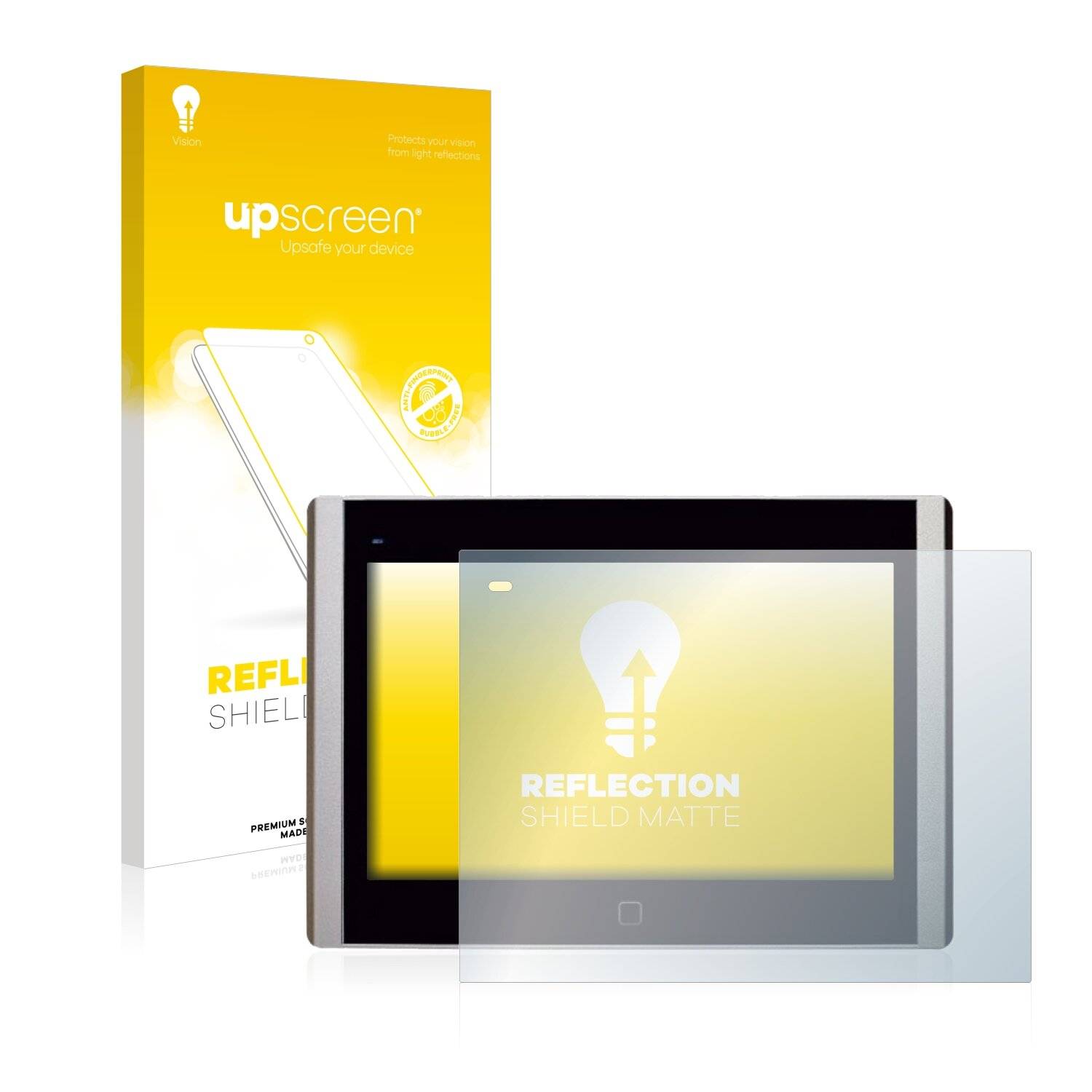 upscreen Reflection Shield Matte Premium Displayschutzfolie für Novakon Panelmaster 791 HMI