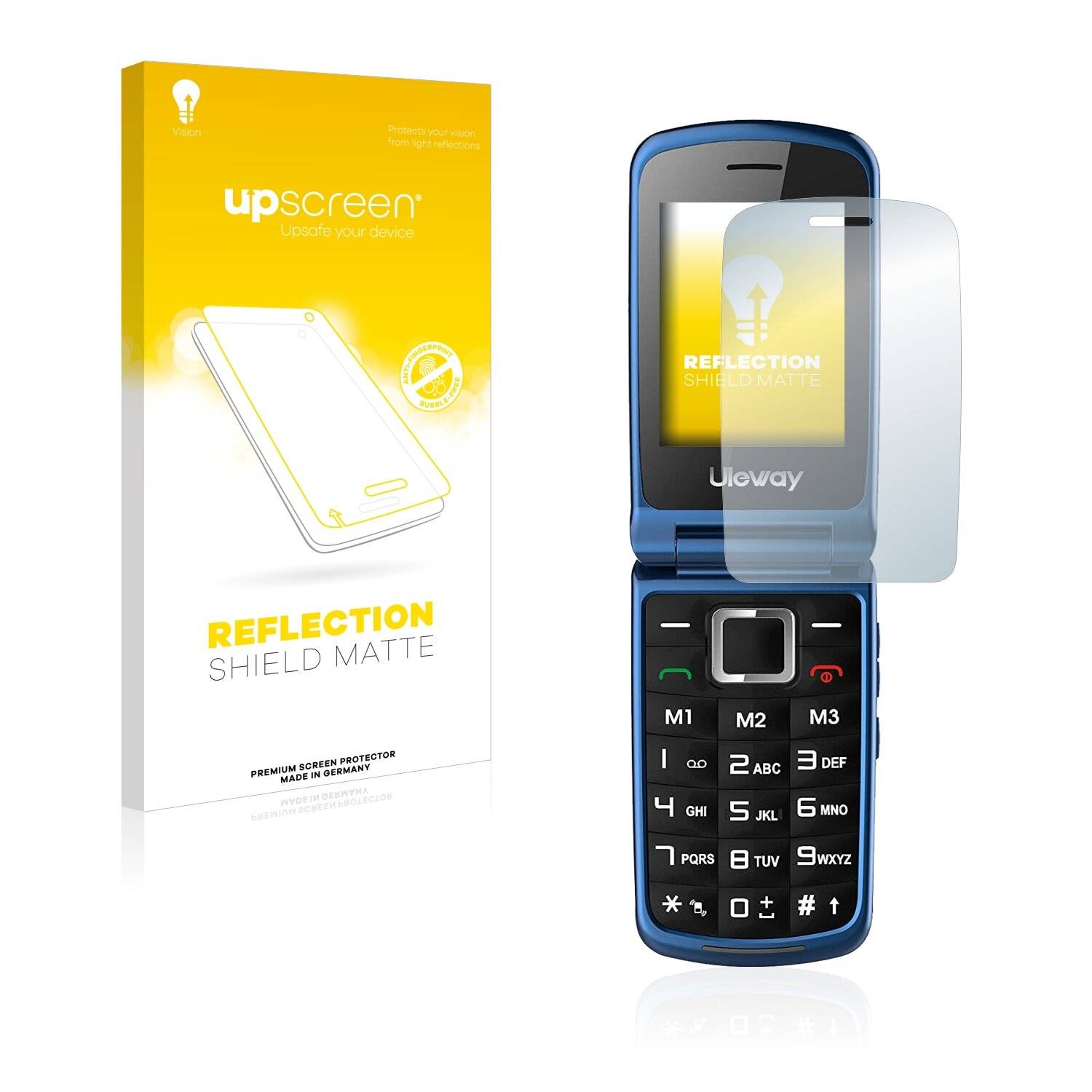 upscreen Reflection Shield Matte Premium Displayschutzfolie für Uleway