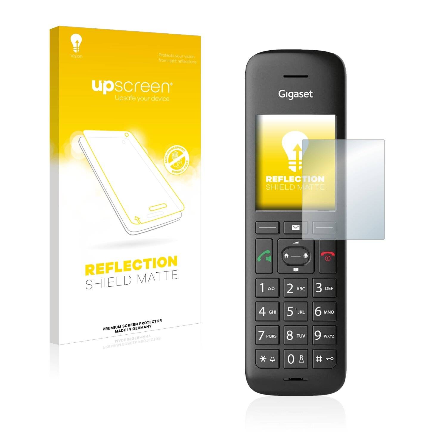 upscreen Reflection Shield Matte Premium Displayschutzfolie für Gigaset