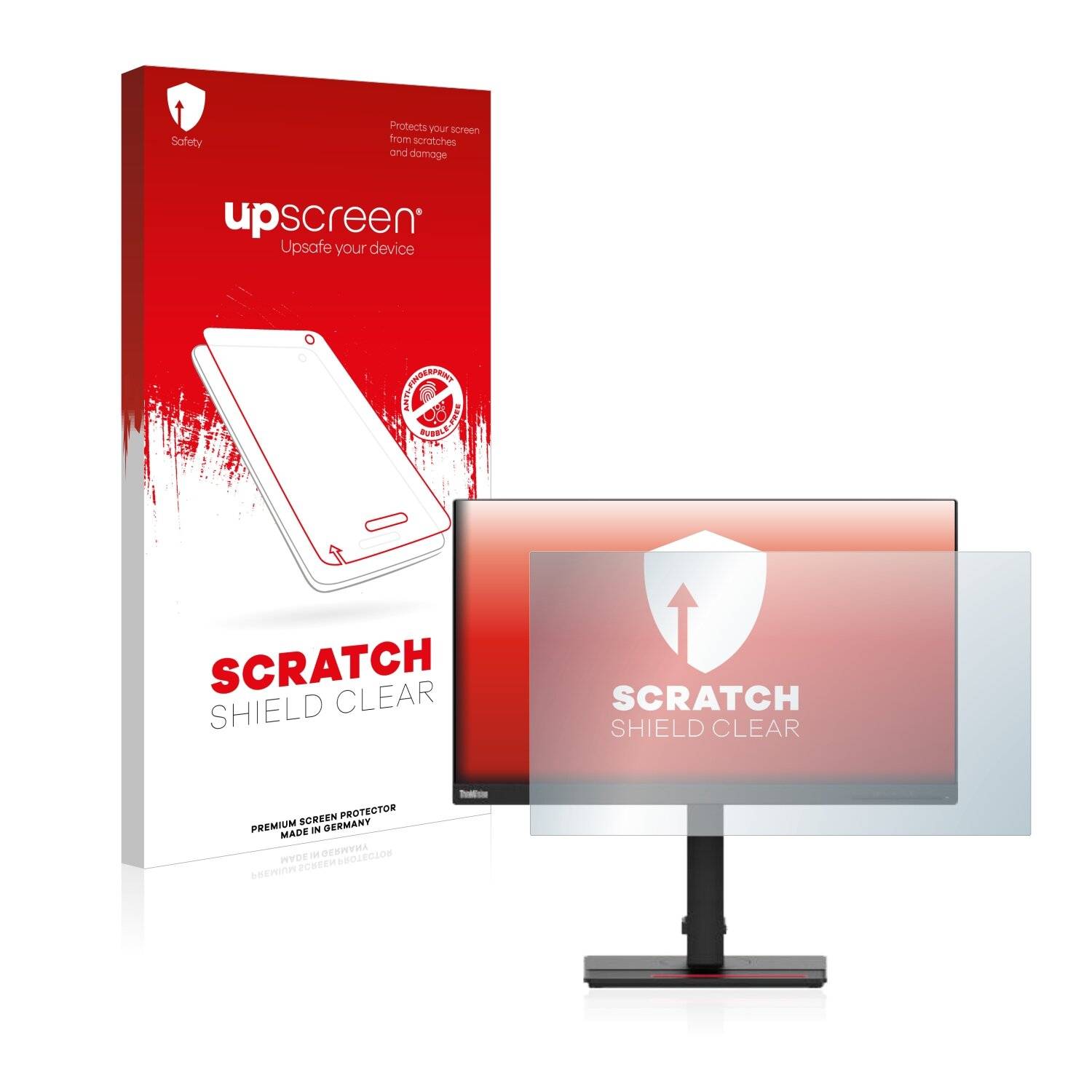 upscreen Scratch Shield Clear Premium Displayschutzfolie für Lenovo ThinkVision