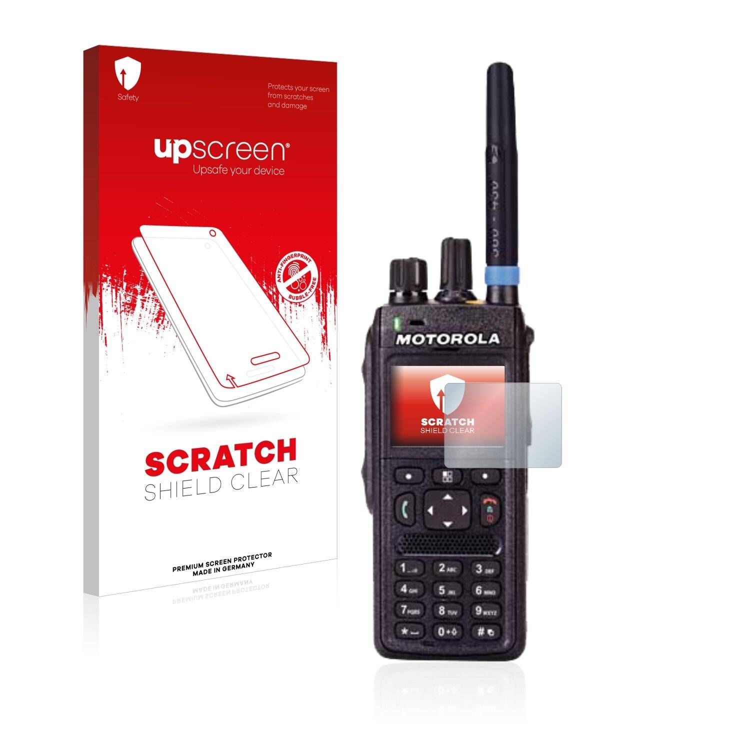 upscreen Scratch Shield Clear Premium Displayschutzfolie für Motorola