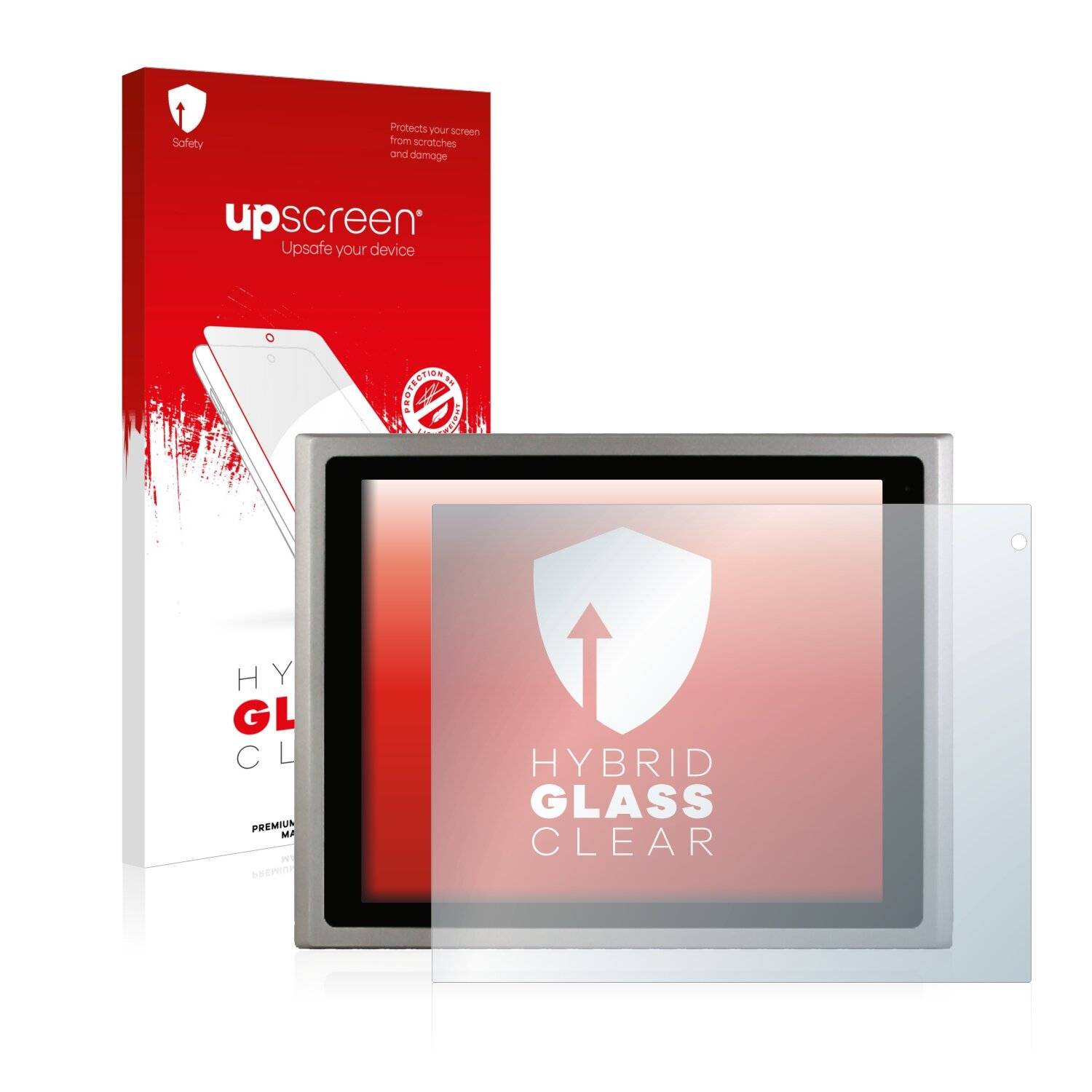 upscreen Hybrid Glass Clear Premium Schutzglas Folie für Aplex Technology