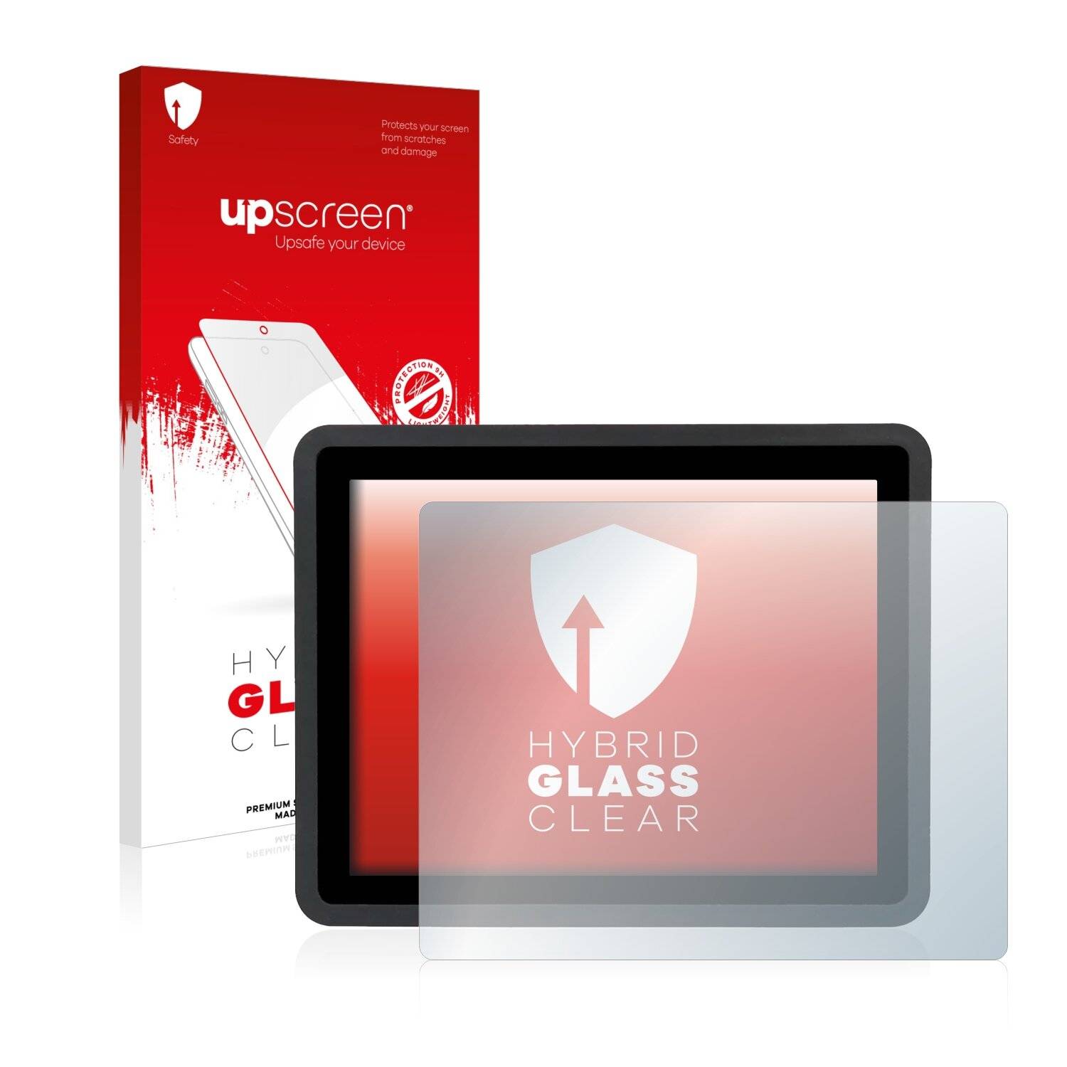 upscreen Hybrid Glass Clear Premium Schutzglas Folie für Faytech