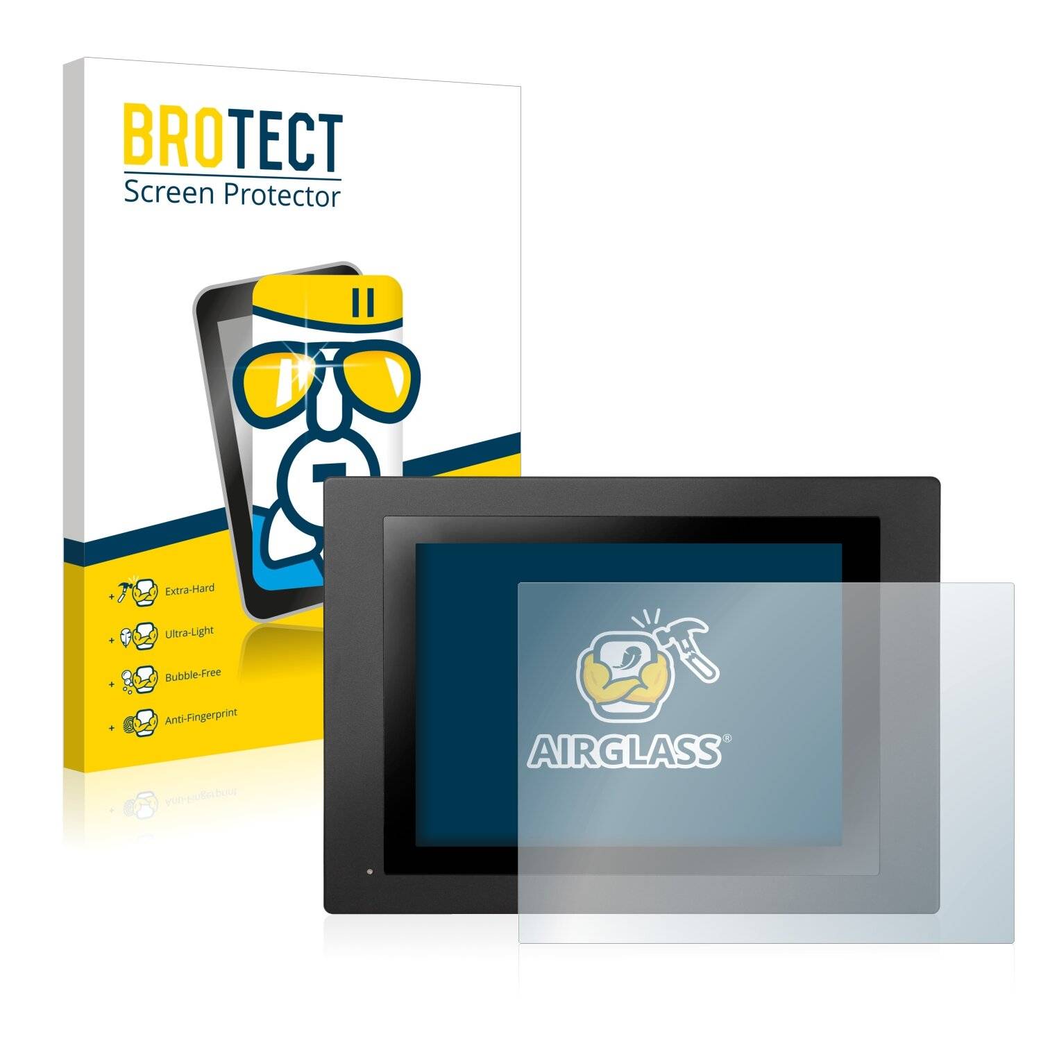 BROTECT AirGlass Schutzglas Folie für Wincomm Panelmaster 1059H
