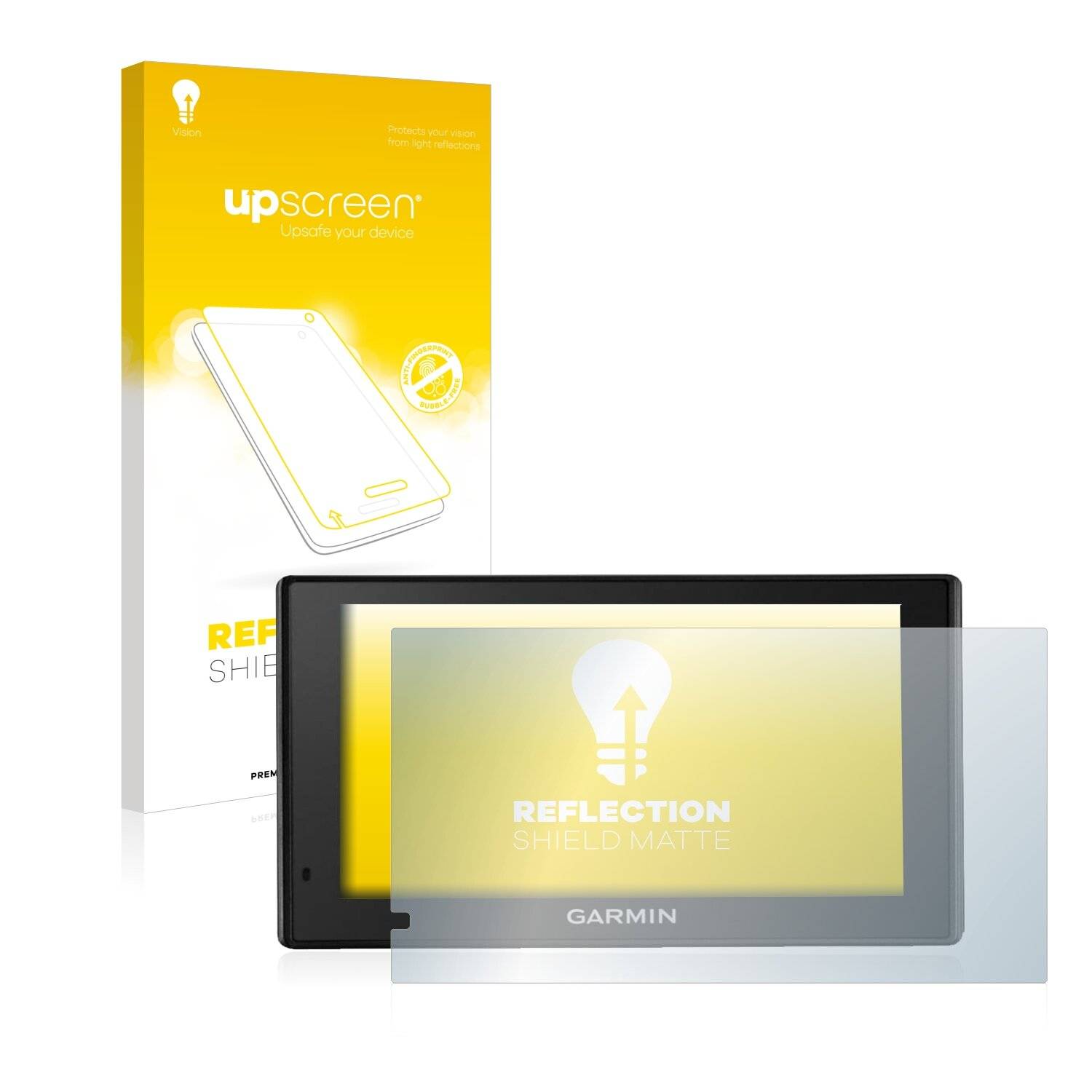 upscreen Reflection Shield Matte Premium Displayschutzfolie für Garmin Drive Smart