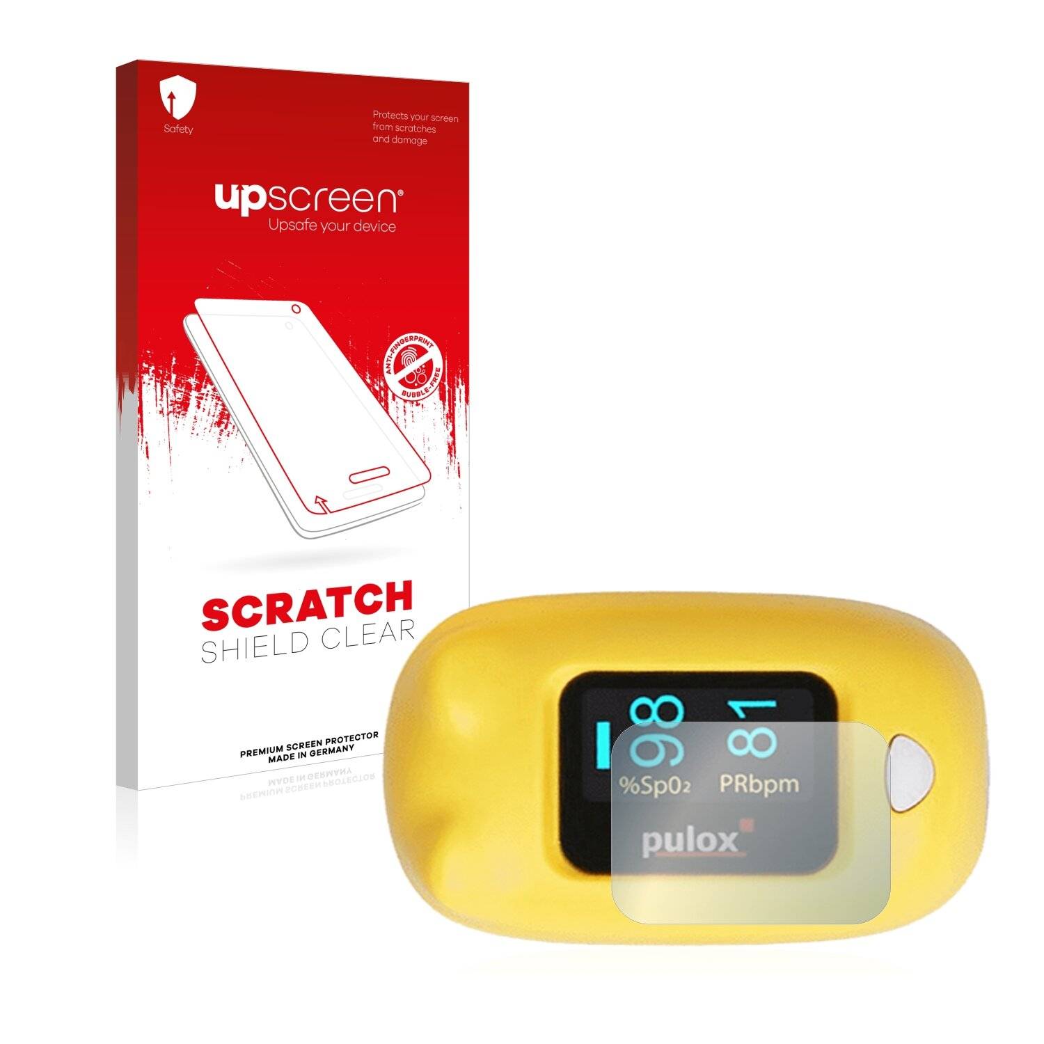 upscreen Scratch Shield Clear Premium Displayschutzfolie für Pulox