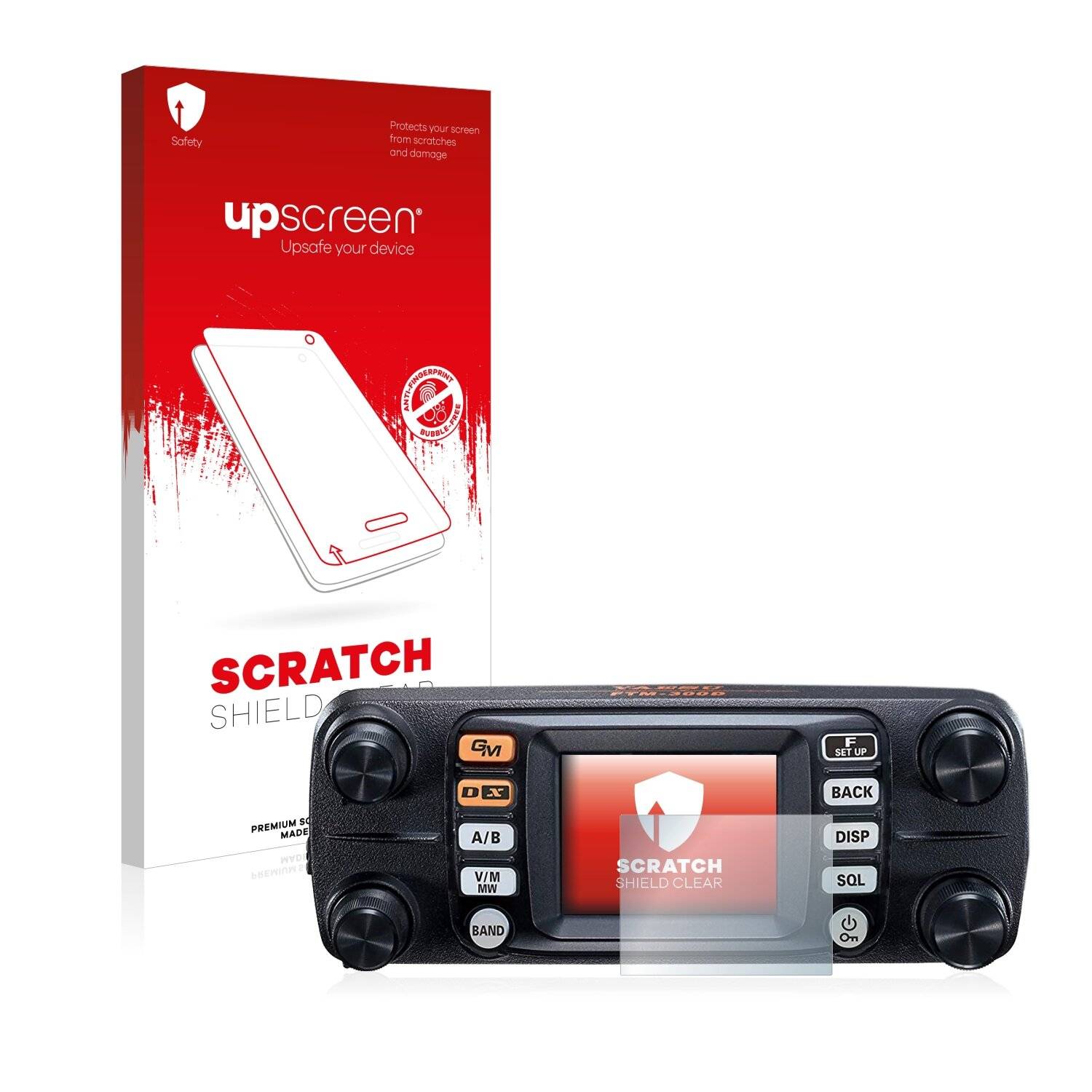 upscreen Scratch Shield Clear Premium Displayschutzfolie für Yaesu
