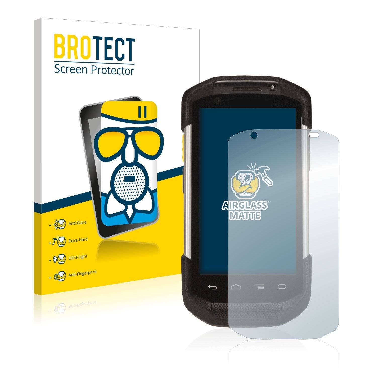 BROTECT AirGlass Matte Schutzglas Folie für Zebra
