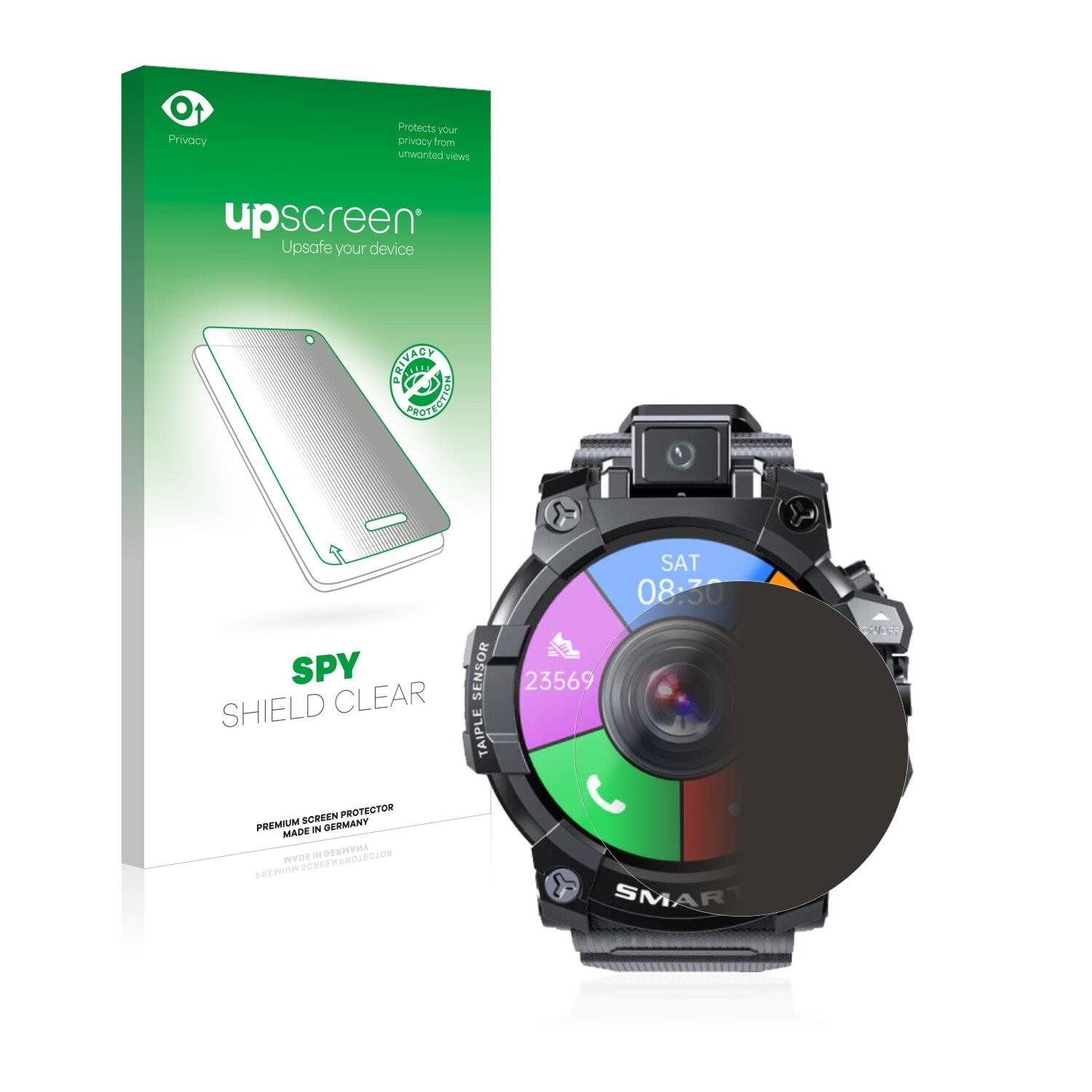 upscreen Spy Shield Clear Premium Blickschutzfolie für Lokmat Appllp