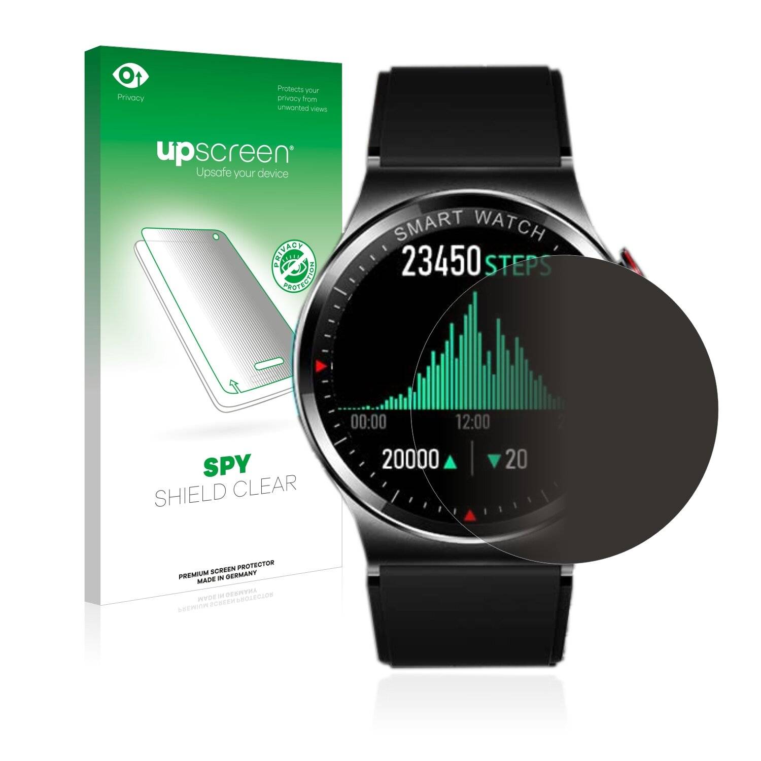 upscreen Spy Shield Clear Premium Blickschutzfolie für Gawear