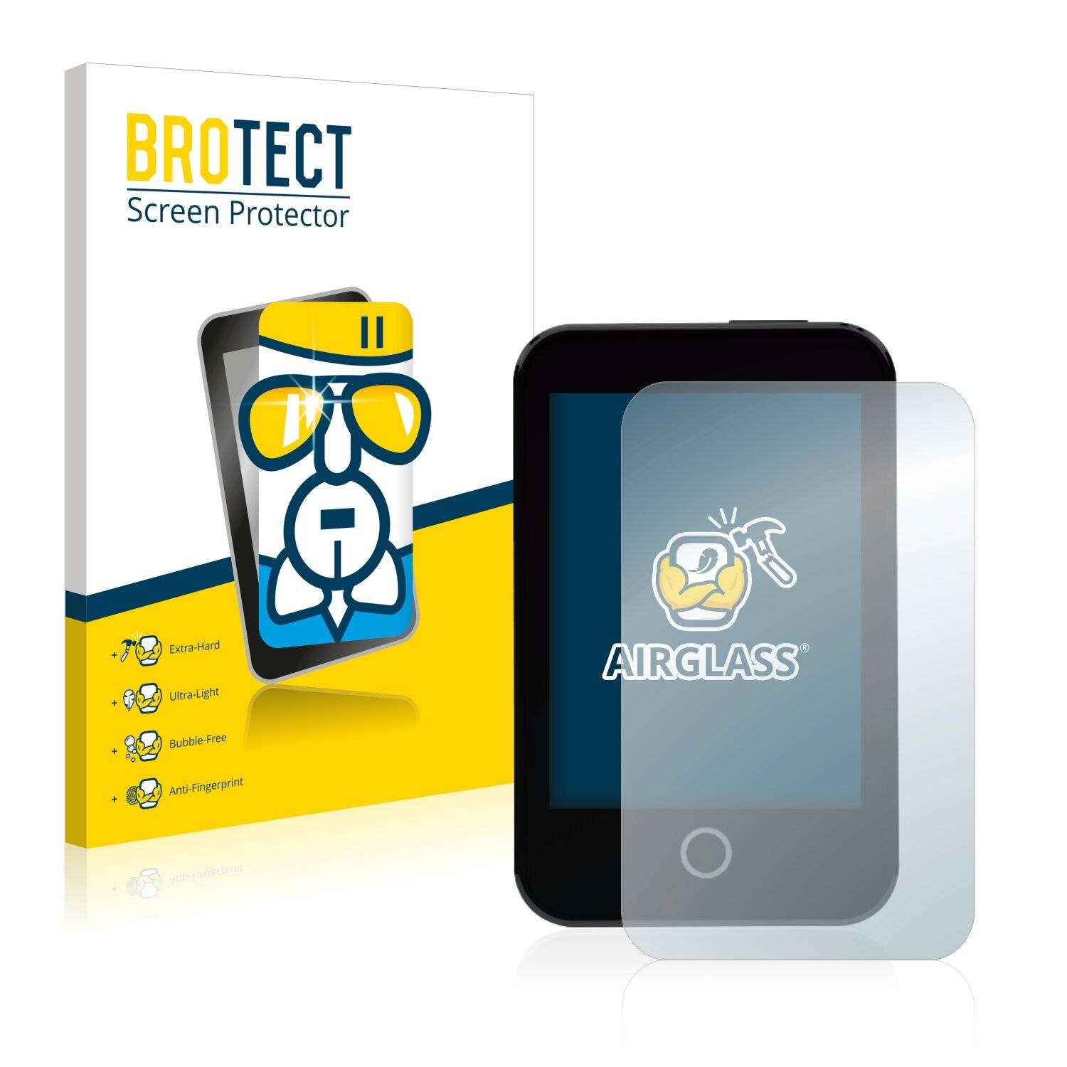 BROTECT AirGlass Schutzglas Folie für Medtrum A7+