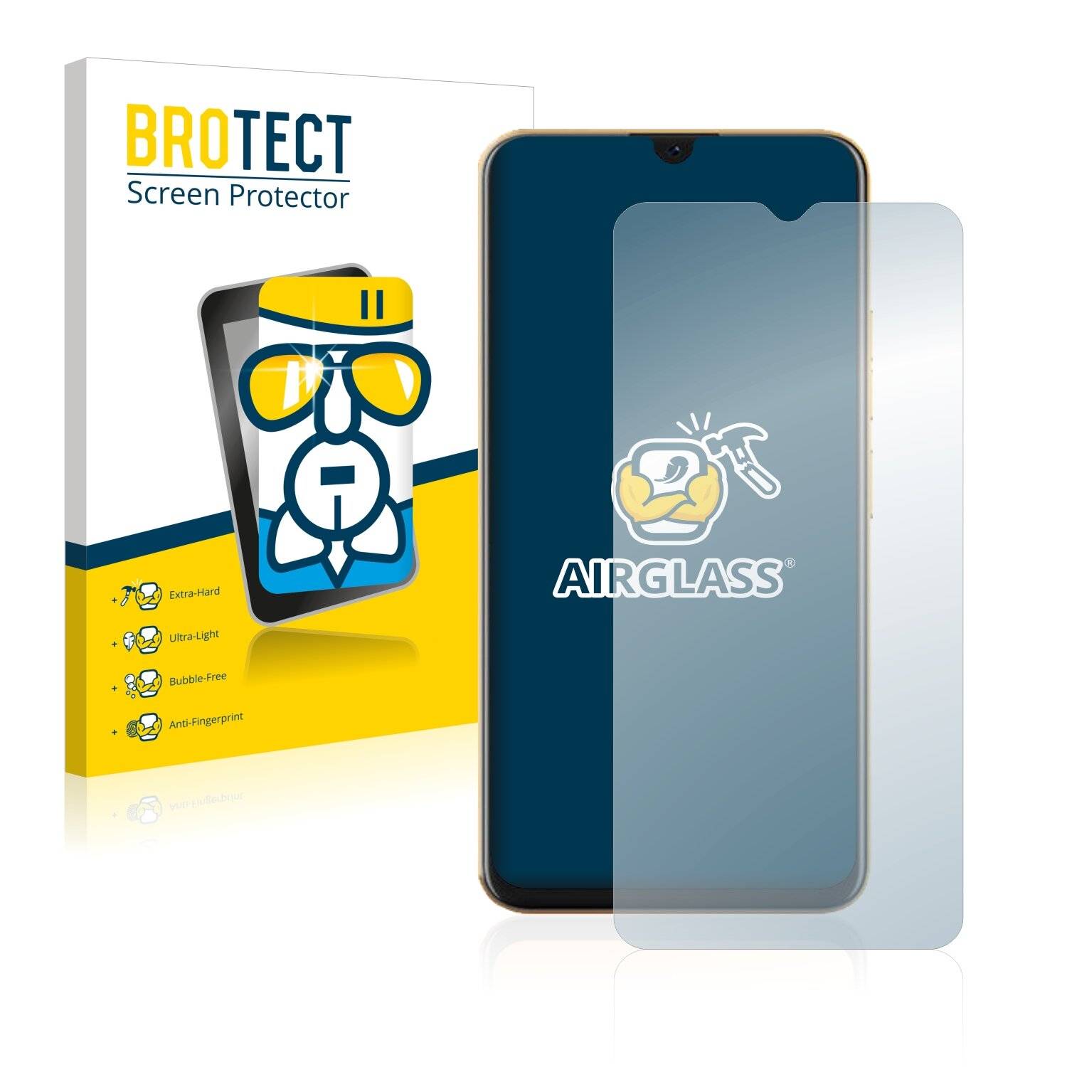 BROTECT AirGlass Schutzglas Folie für Coolpad Cool 20