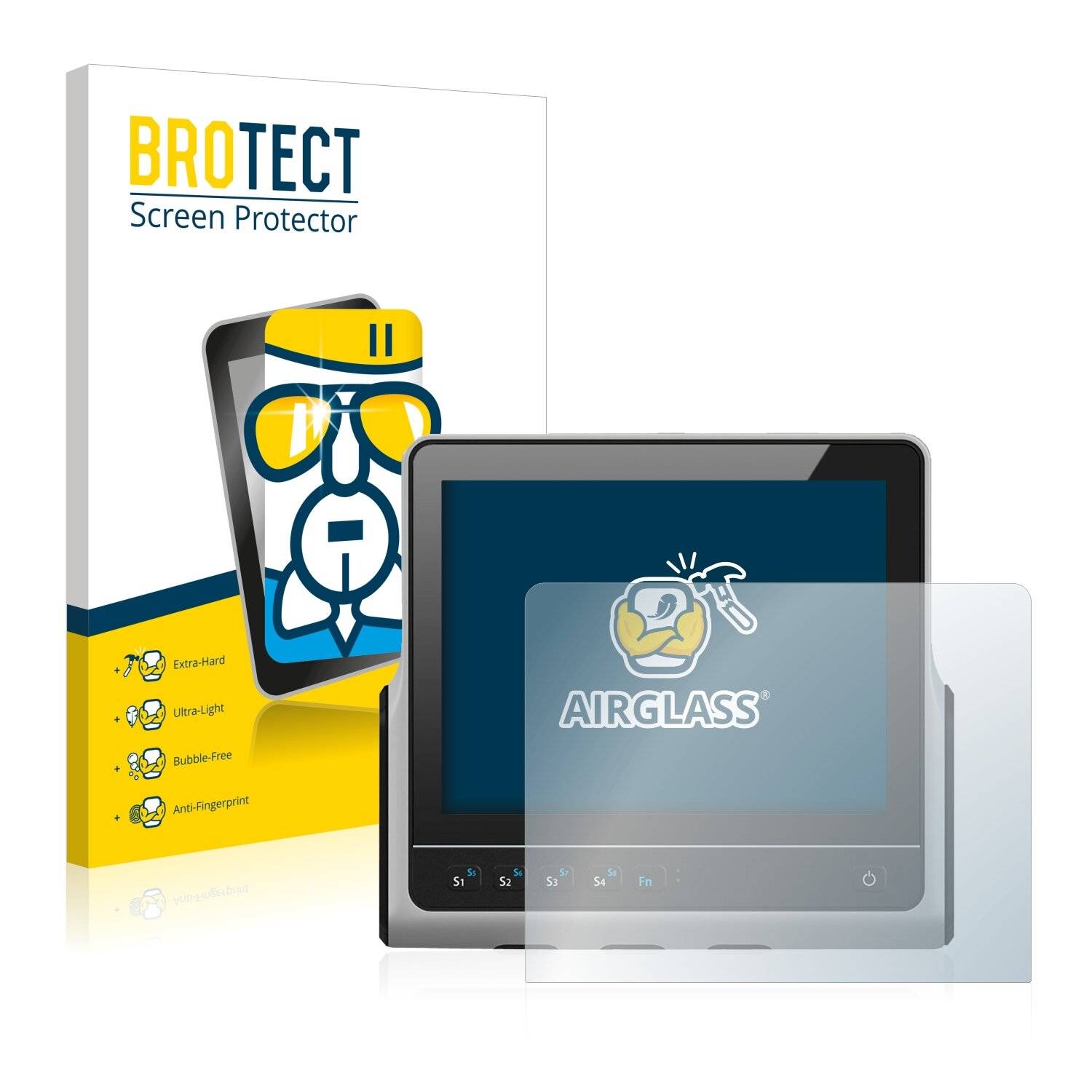 BROTECT AirGlass Schutzglas Folie für Ico ADS VMT9012
