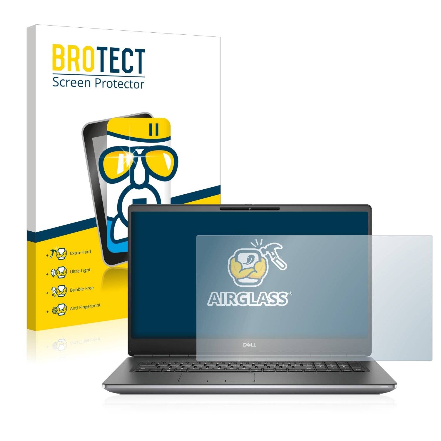 BROTECT AirGlass Schutzglas Folie für Dell Precision