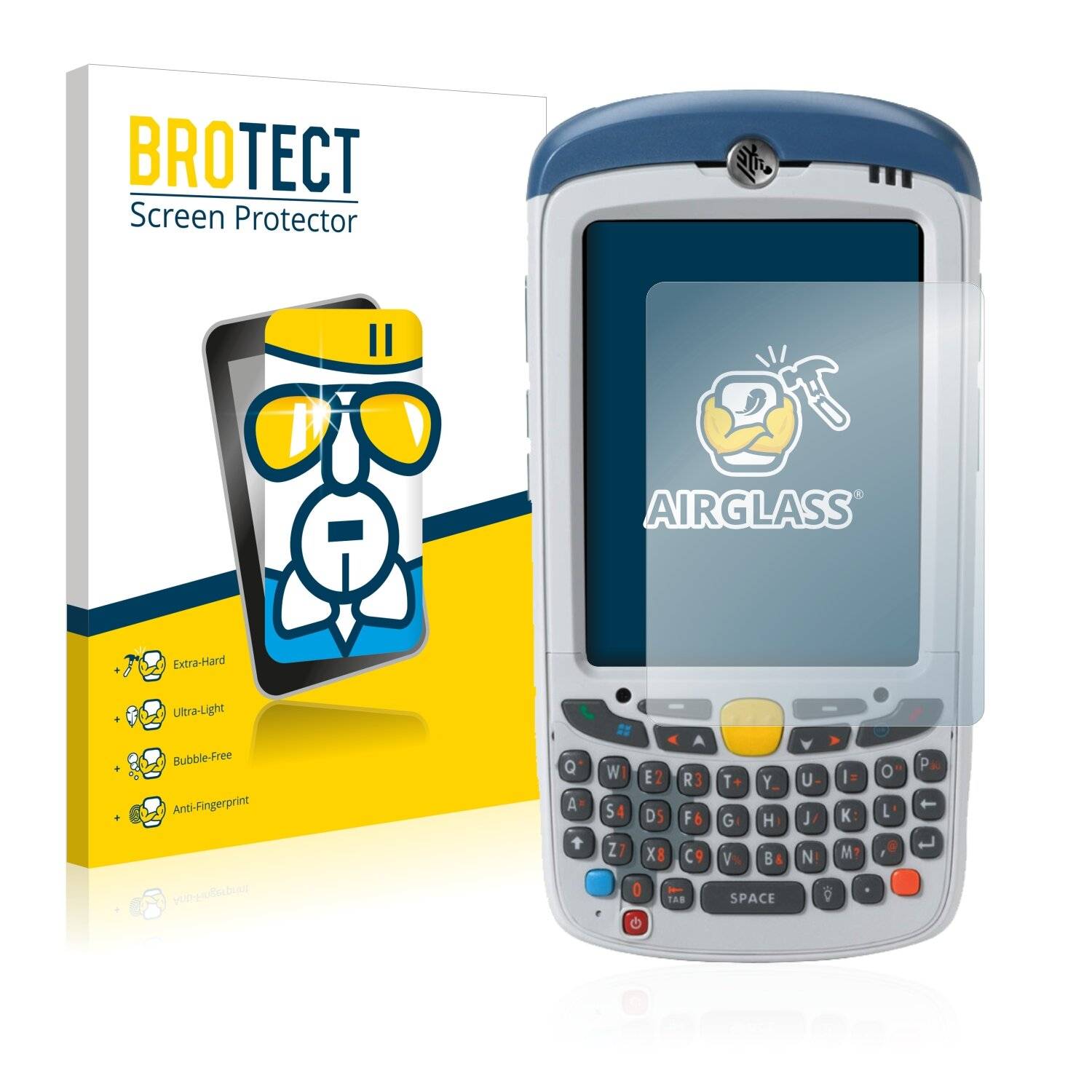 BROTECT AirGlass Schutzglas Folie für Zebra