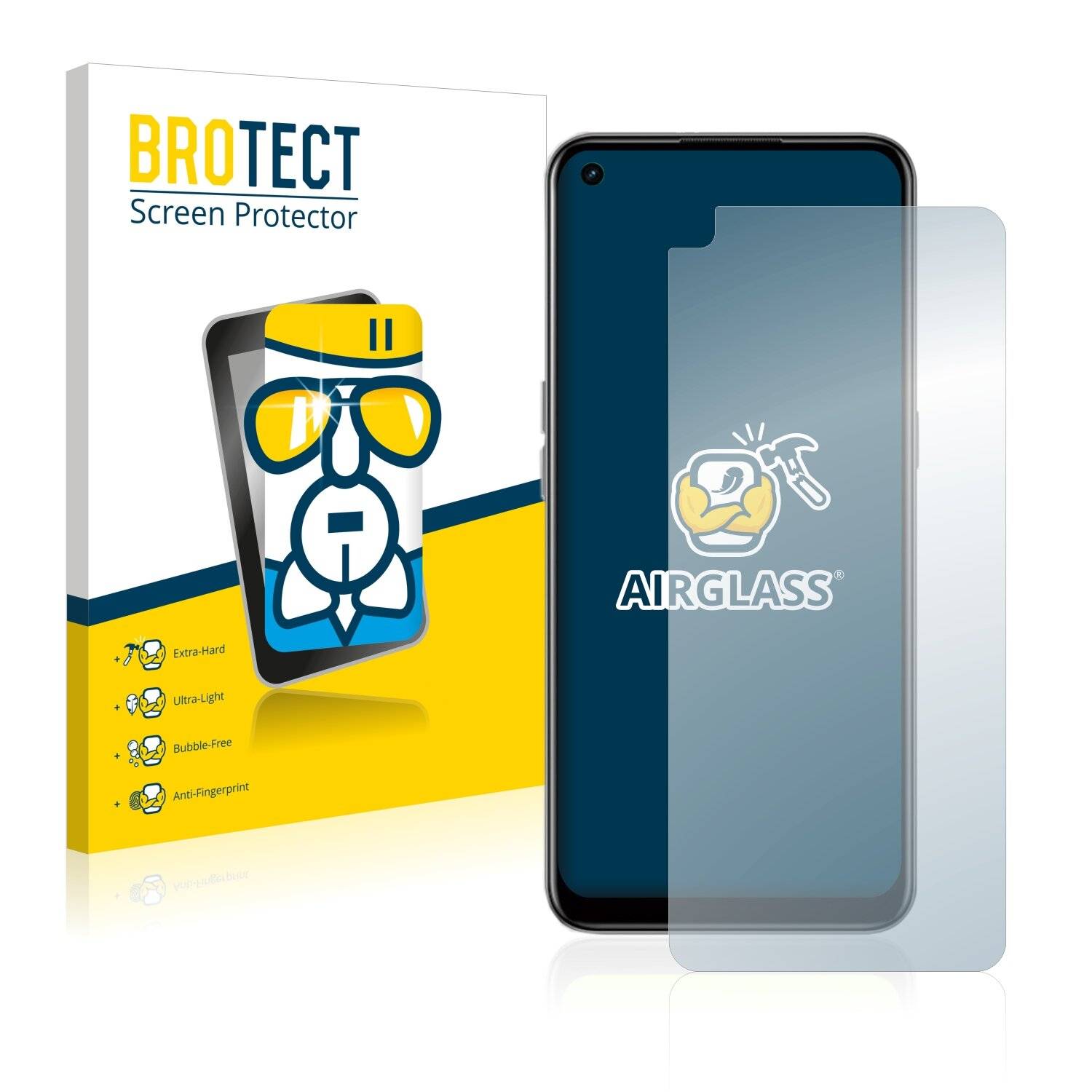 BROTECT AirGlass Schutzglas Folie für Oppo