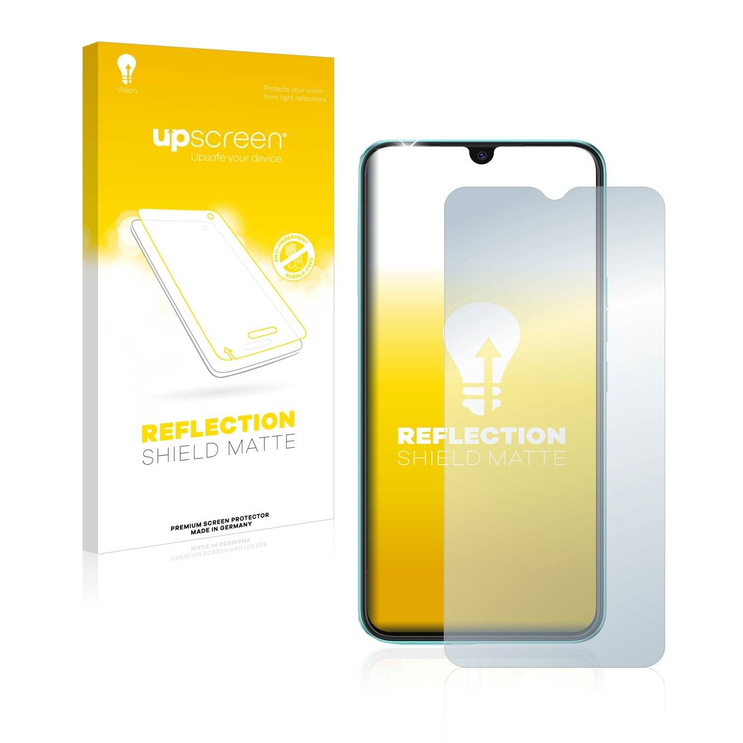 upscreen Reflection Shield Matte Premium Displayschutzfolie für Tecno Spark Go