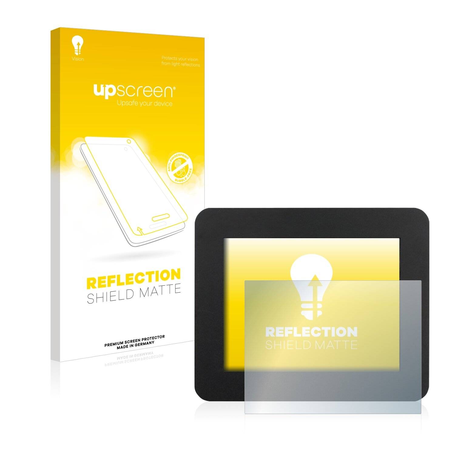 upscreen Reflection Shield Matte Premium Displayschutzfolie für iBase Panelmaster 1917