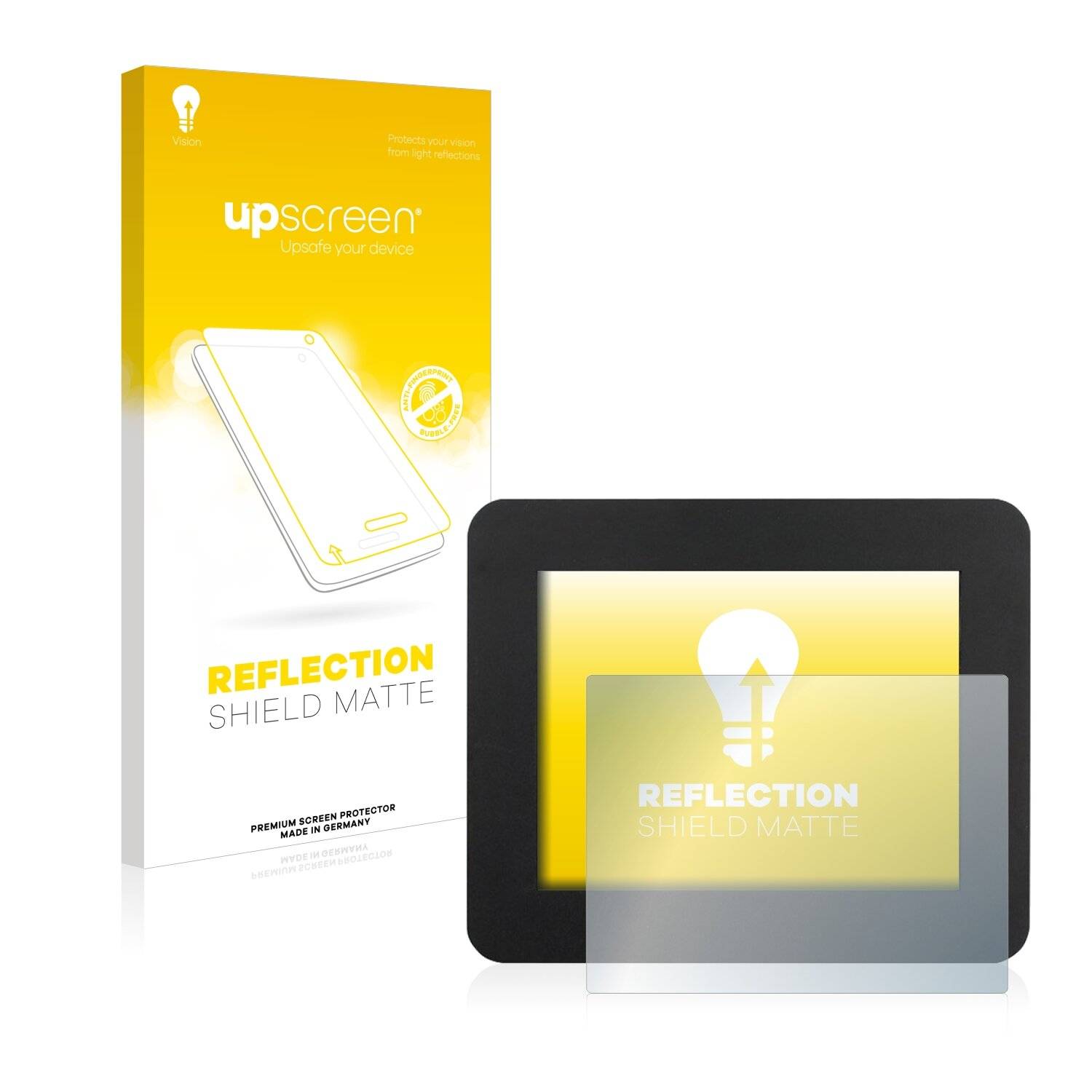 upscreen Reflection Shield Matte Premium Displayschutzfolie für iBase Panelmaster 1717