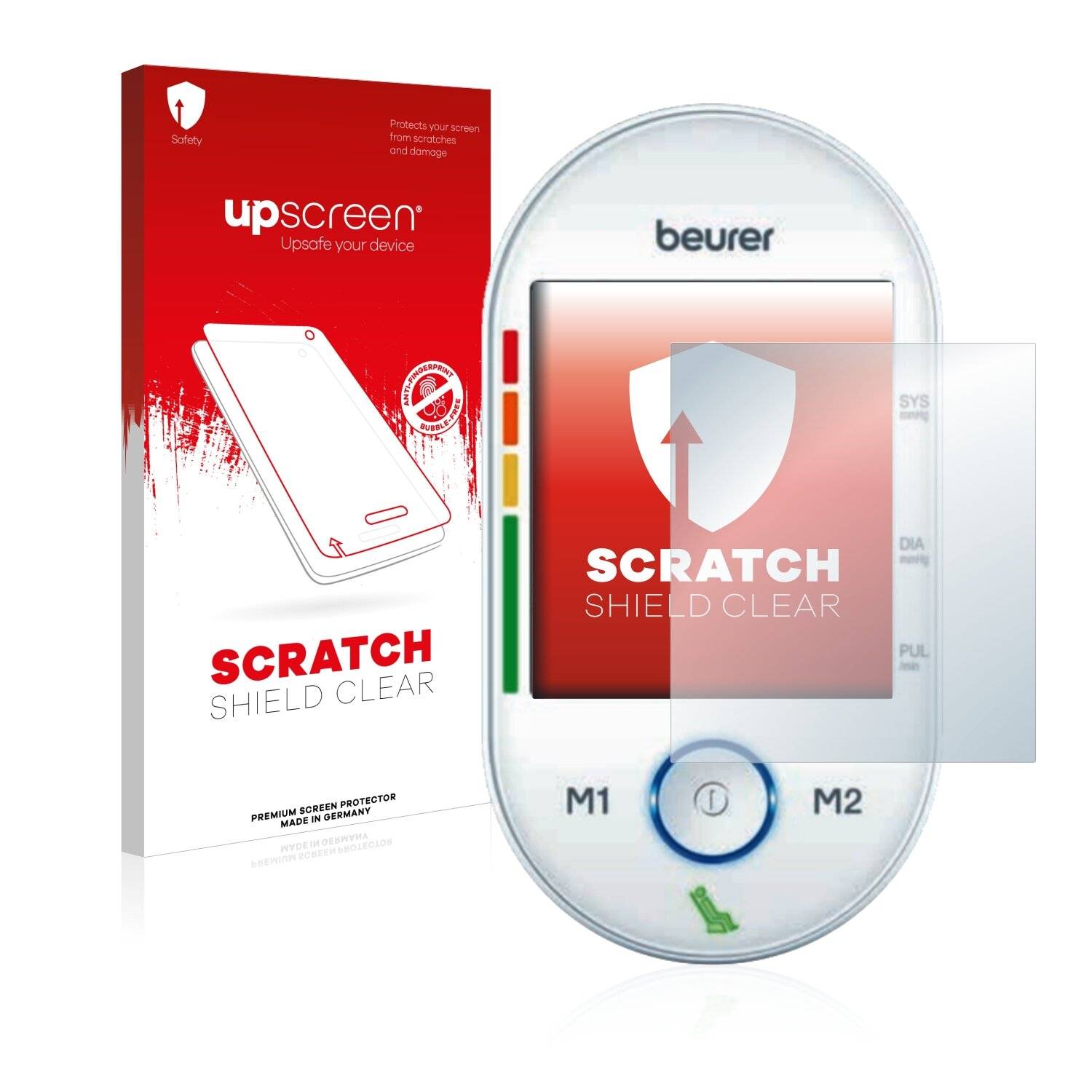 upscreen Scratch Shield Clear Premium Displayschutzfolie für Beurer BM