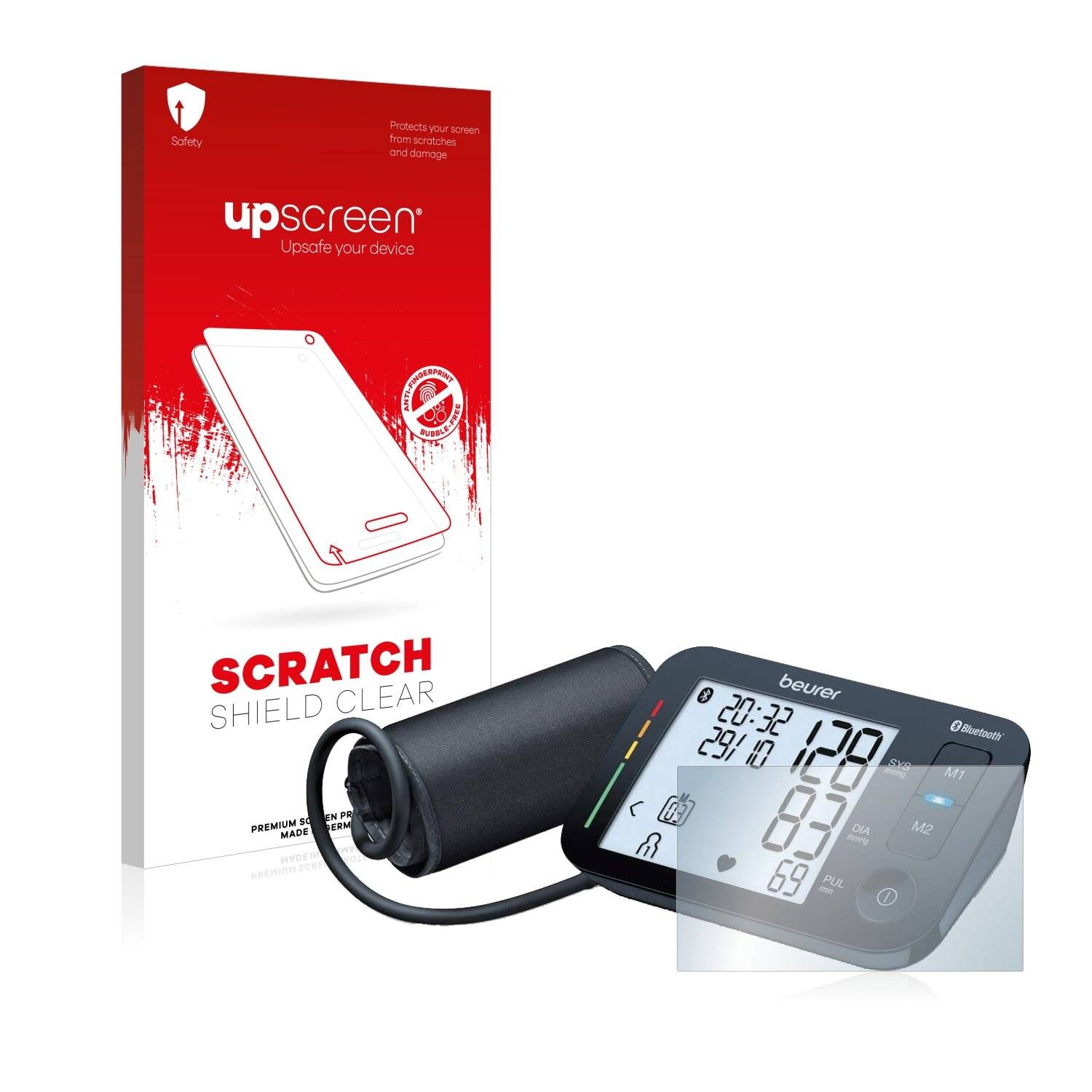 upscreen Scratch Shield Clear Premium Displayschutzfolie für Beurer BM