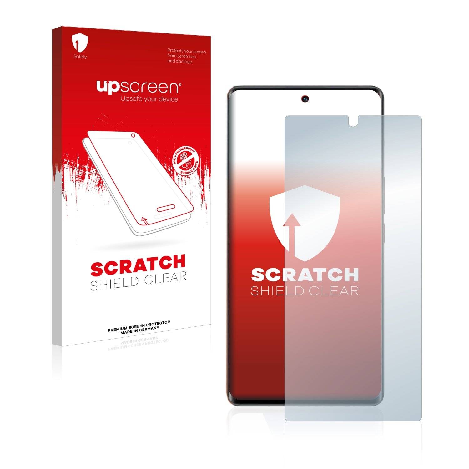 upscreen Scratch Shield Clear Premium Displayschutzfolie für Vivo iQOO 9