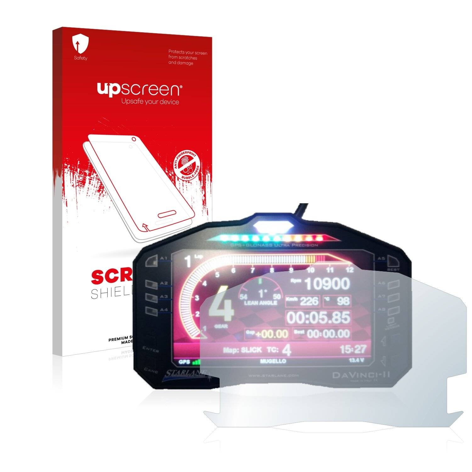 upscreen Scratch Shield Clear Premium Displayschutzfolie für Starlane DaVinci-II