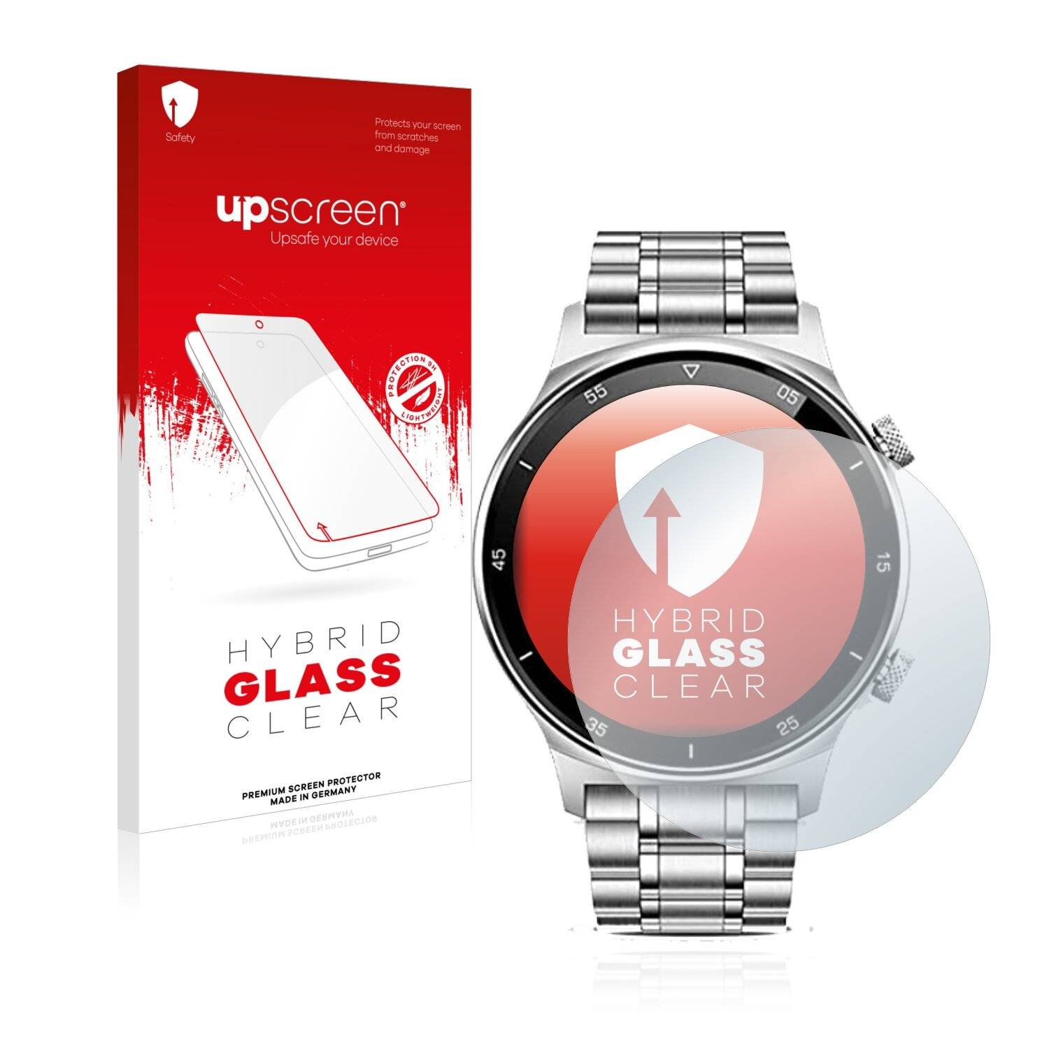 upscreen Hybrid Glass Clear Premium Schutzglas Folie für Lige