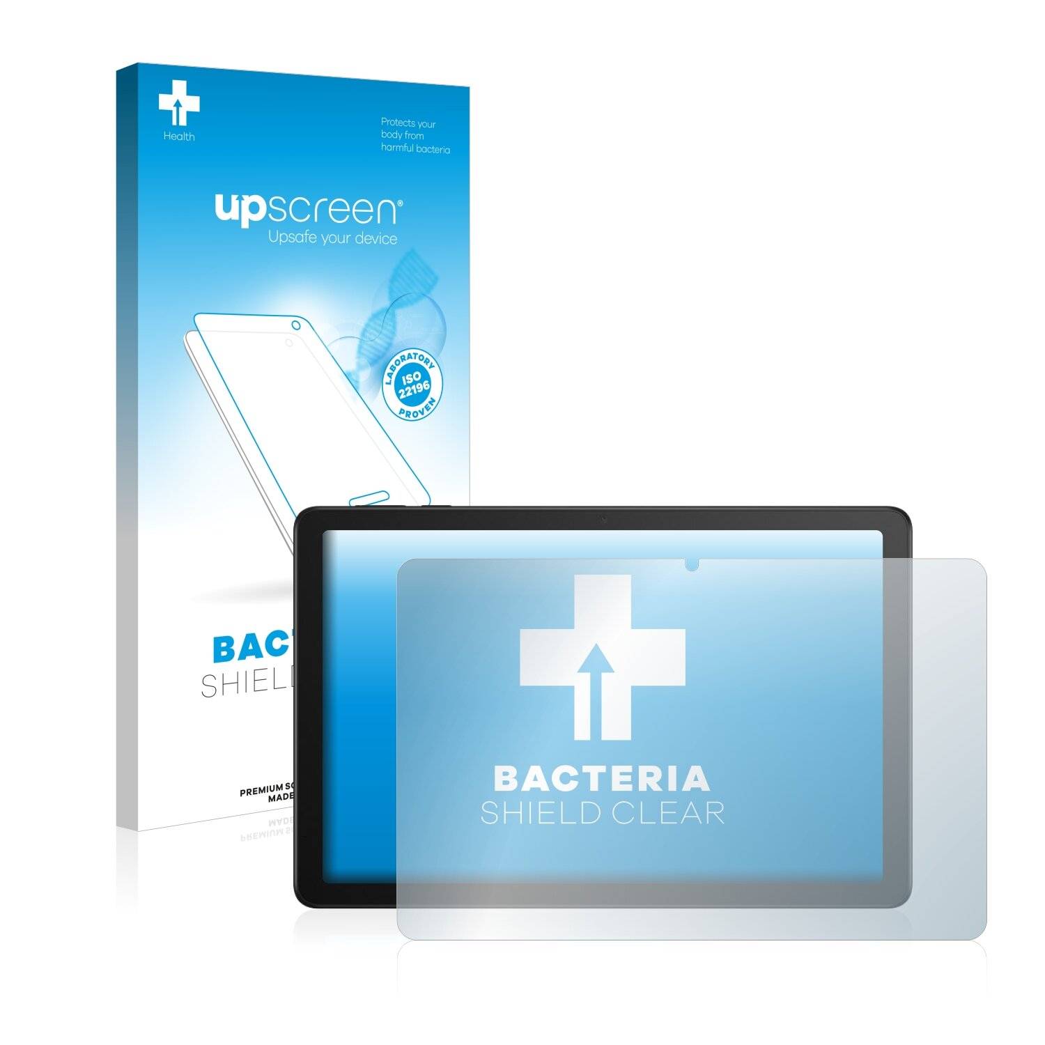 upscreen Bacteria Shield Clear Premium Antibakterielle Displayschutzfolie für TCL Tab