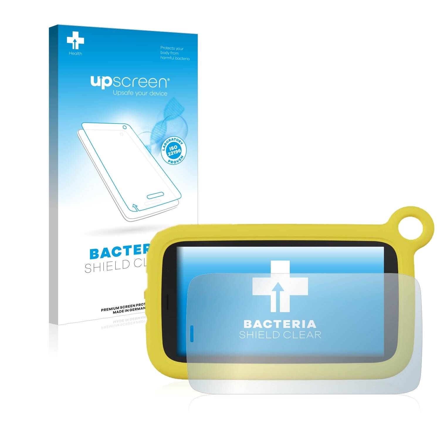upscreen Bacteria Shield Clear Premium Antibakterielle Displayschutzfolie für TCL Tkee