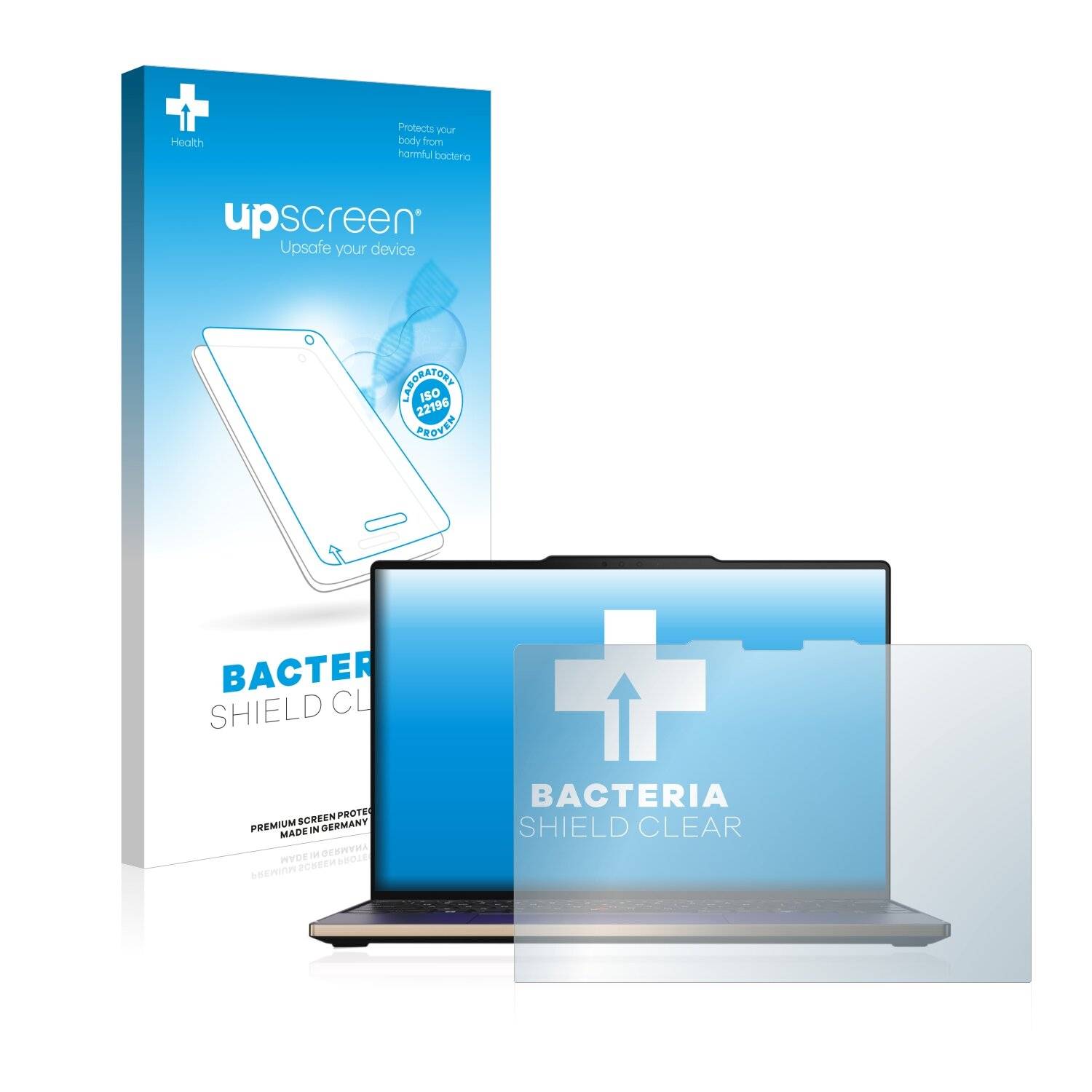 upscreen Bacteria Shield Clear Premium Antibakterielle Displayschutzfolie für Lenovo