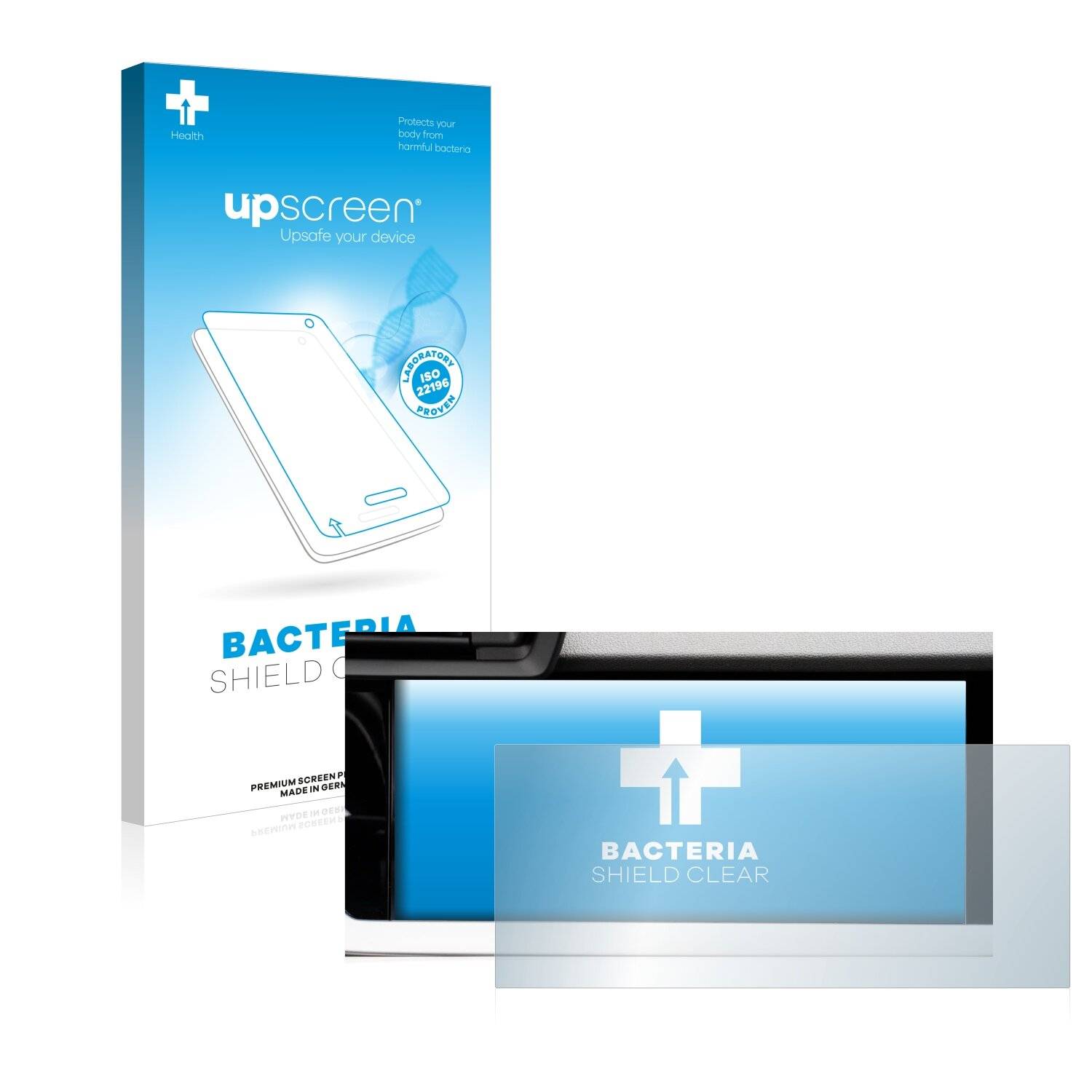 upscreen Bacteria Shield Clear Premium Antibakterielle Displayschutzfolie für Audi S3 2020