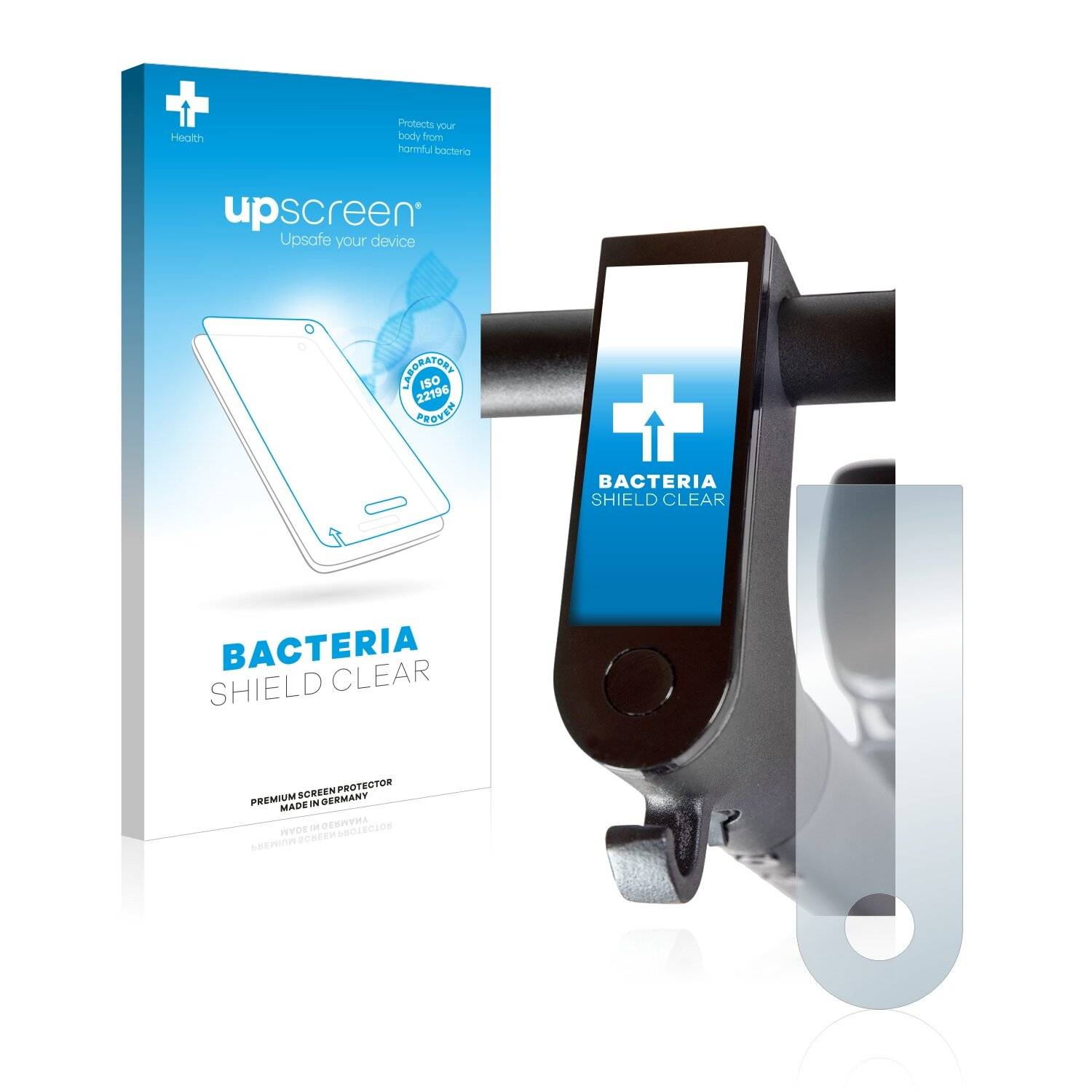 upscreen Bacteria Shield Clear Premium Antibakterielle Displayschutzfolie für Epowerfun
