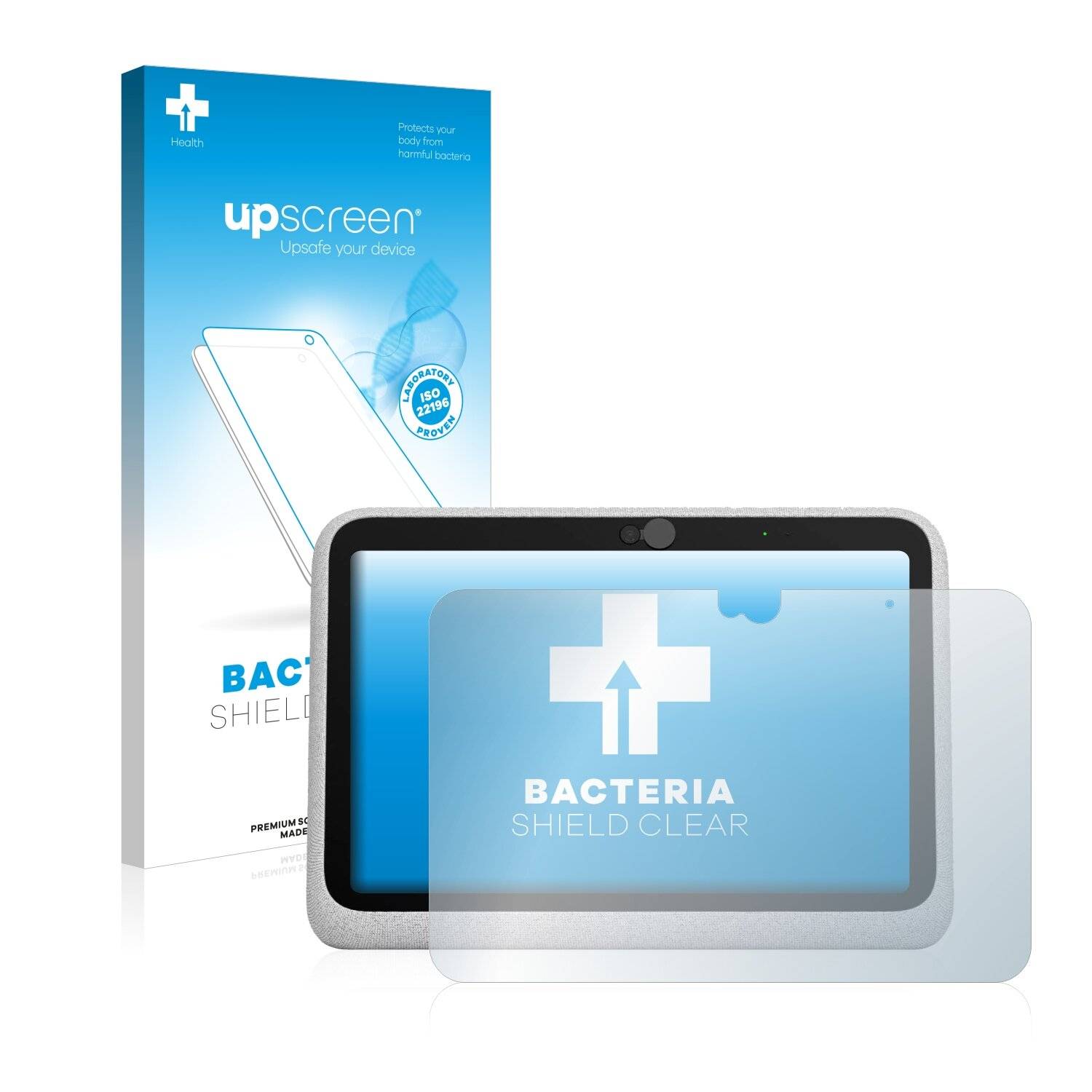 upscreen Bacteria Shield Clear Premium Antibakterielle Displayschutzfolie für Facebook