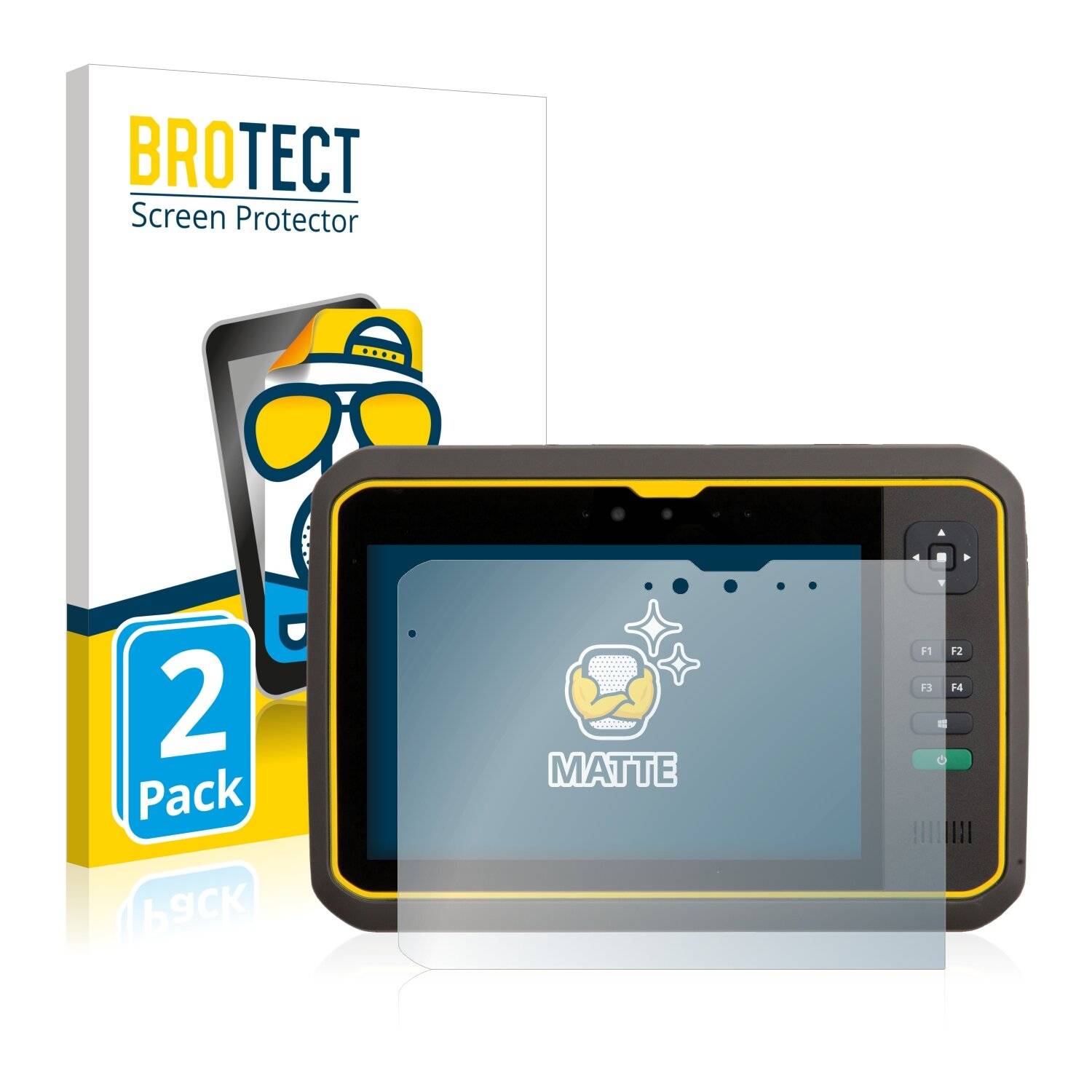 2x BROTECT Matte Displayschutzfolie für Trimble T7 - Entspiegelt,