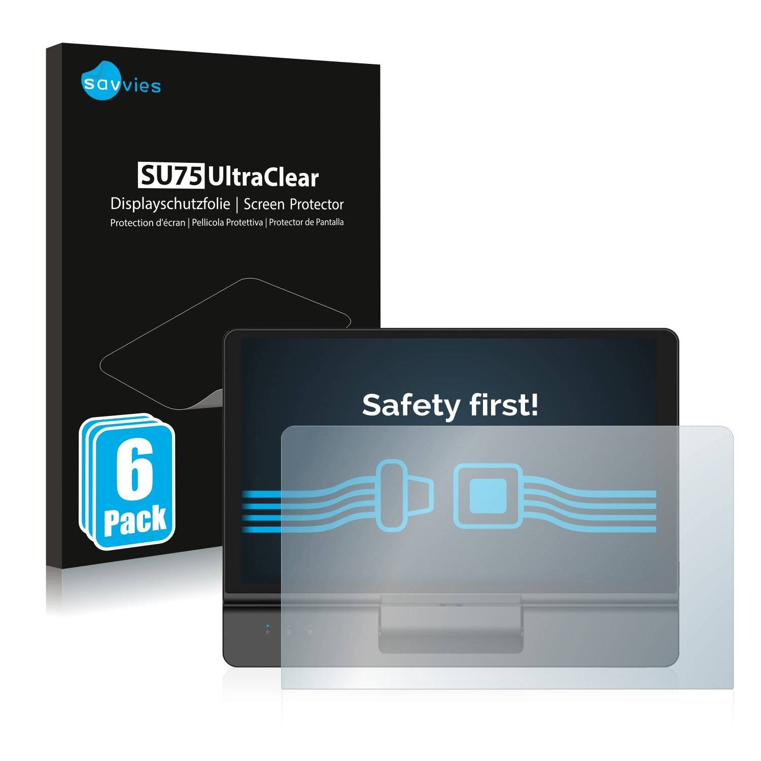 6x Savvies SU75 Displayschutzfolie für One Netbook A1