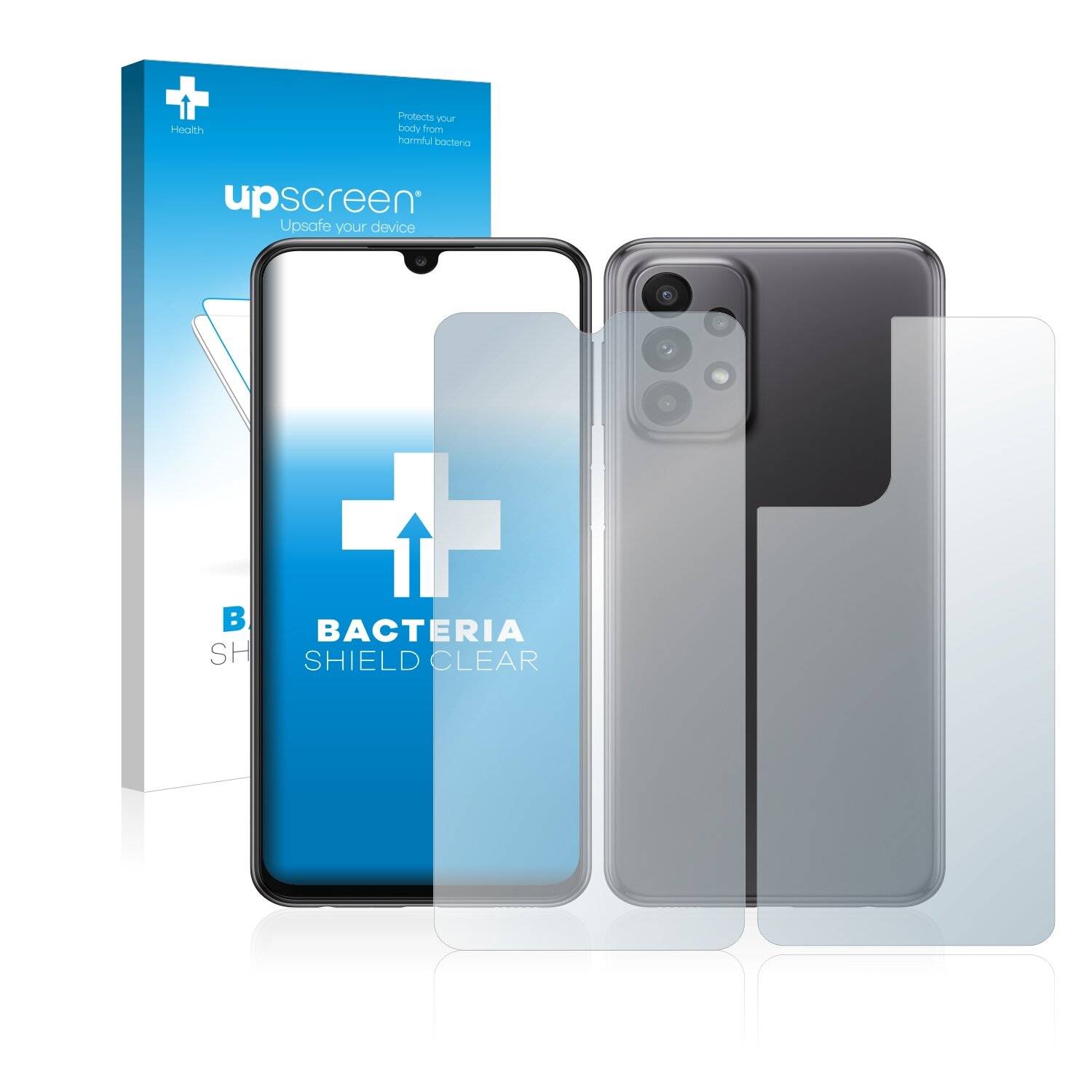 upscreen Bacteria Shield Clear Premium Antibakterielle Displayschutzfolie für Samsung Galaxy