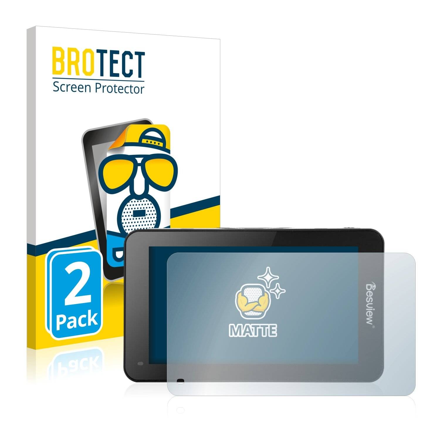 2x BROTECT Matte Displayschutzfolie für Desview R6 UHB 5.5 - Entspiegelt,