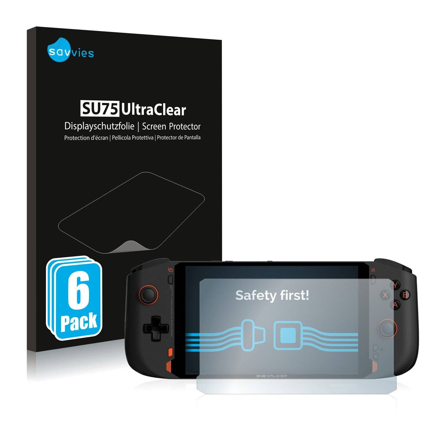 6x Savvies SU75 Displayschutzfolie für One XPlayer